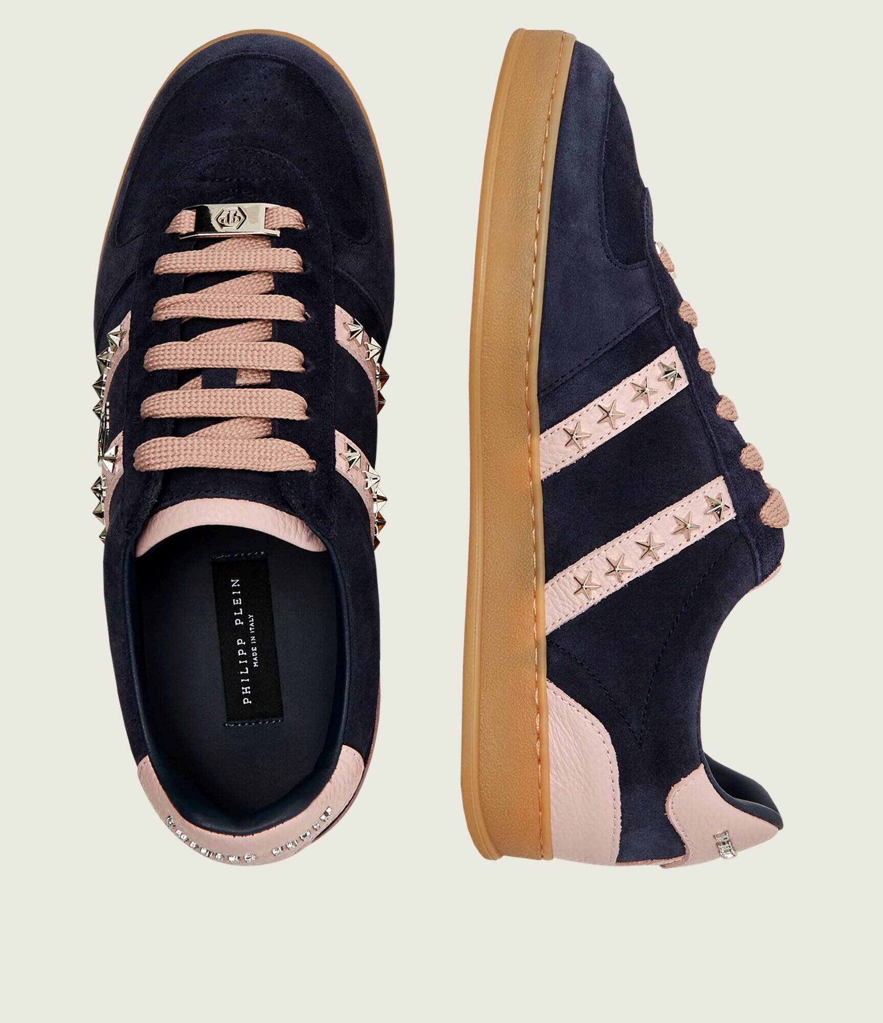 Philipp Plein Sneakers Retro Rebel | piele întoarsă
