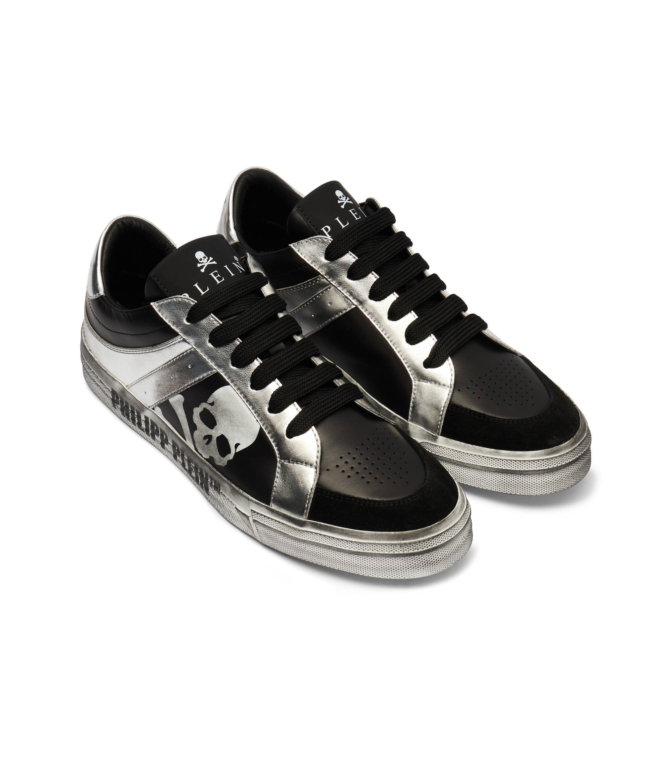 Philipp Plein Sneakers Retrokickz | piele întoarsă