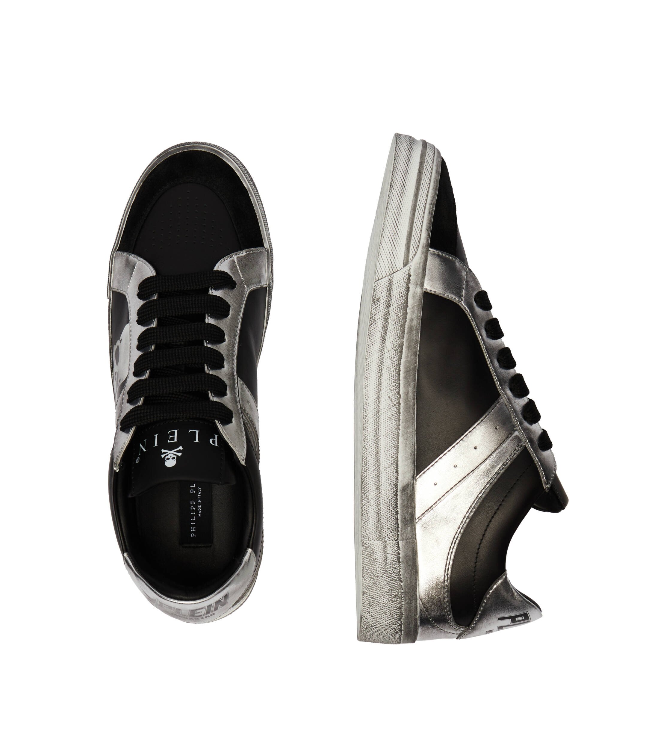 Philipp Plein Sneakers Retrokickz | piele întoarsă