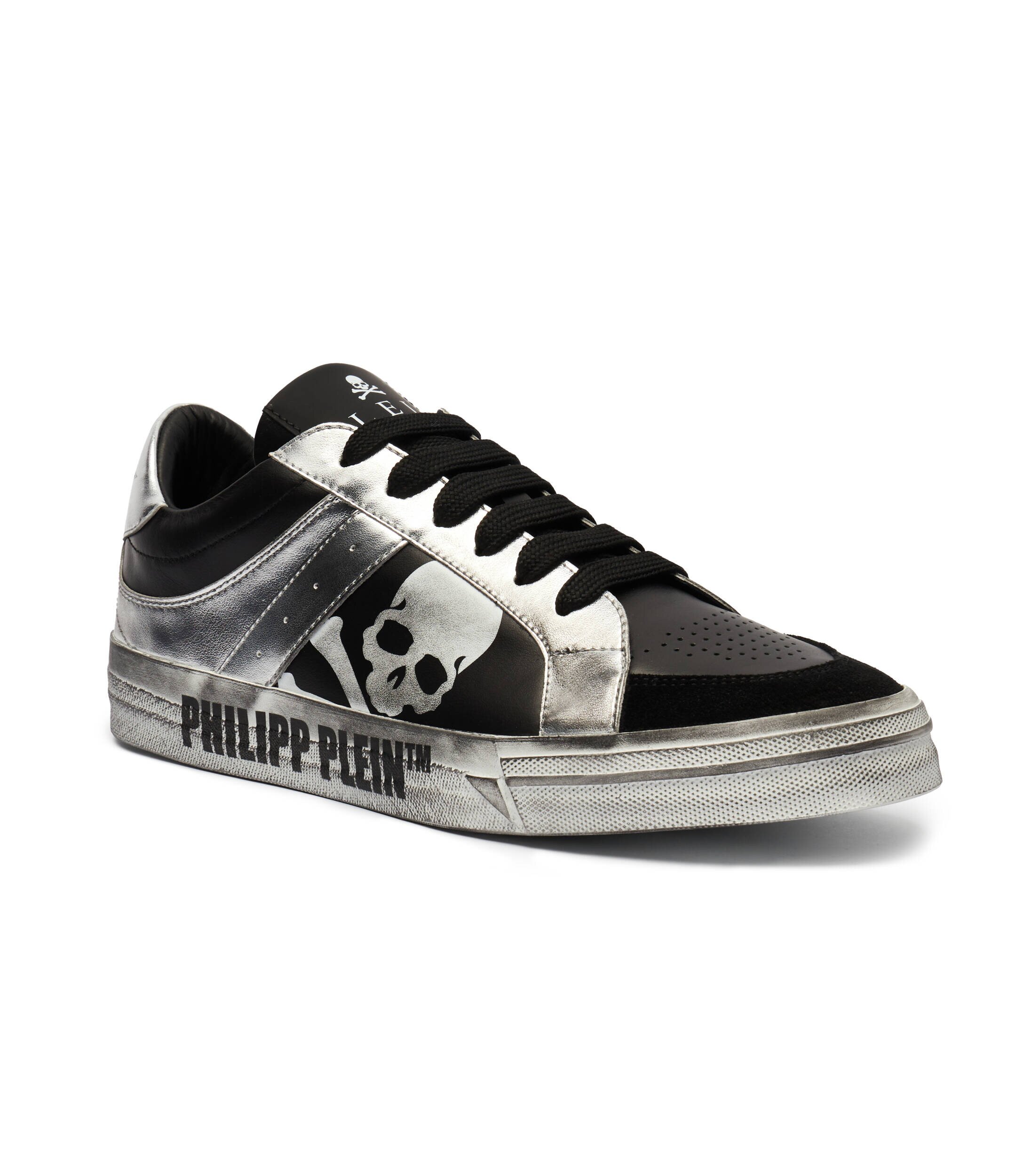 Philipp Plein Sneakers Retrokickz | piele întoarsă