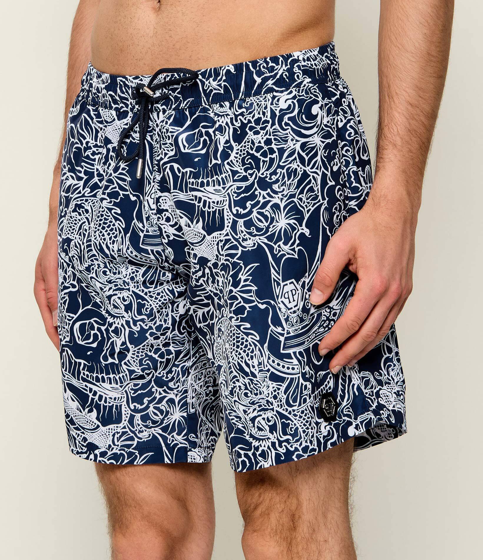 Philipp Plein Șorți de baie Skull Dragon | regular fit