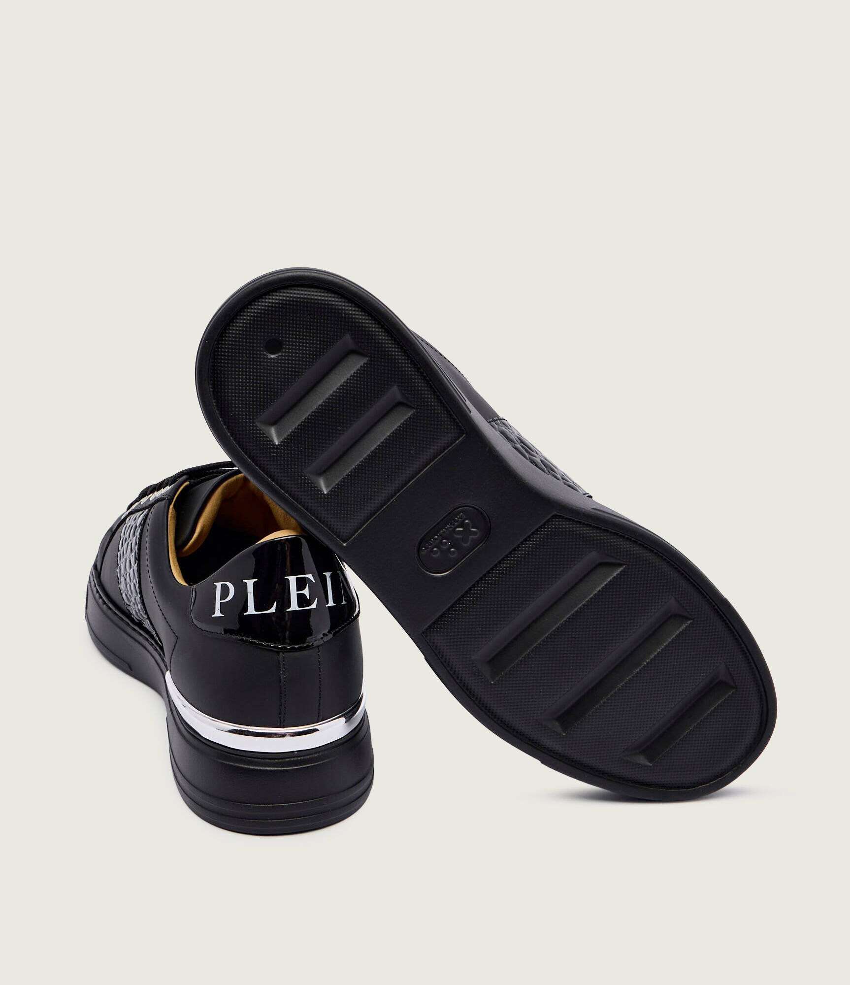 Philipp Plein Teniși din piele Hexagon
