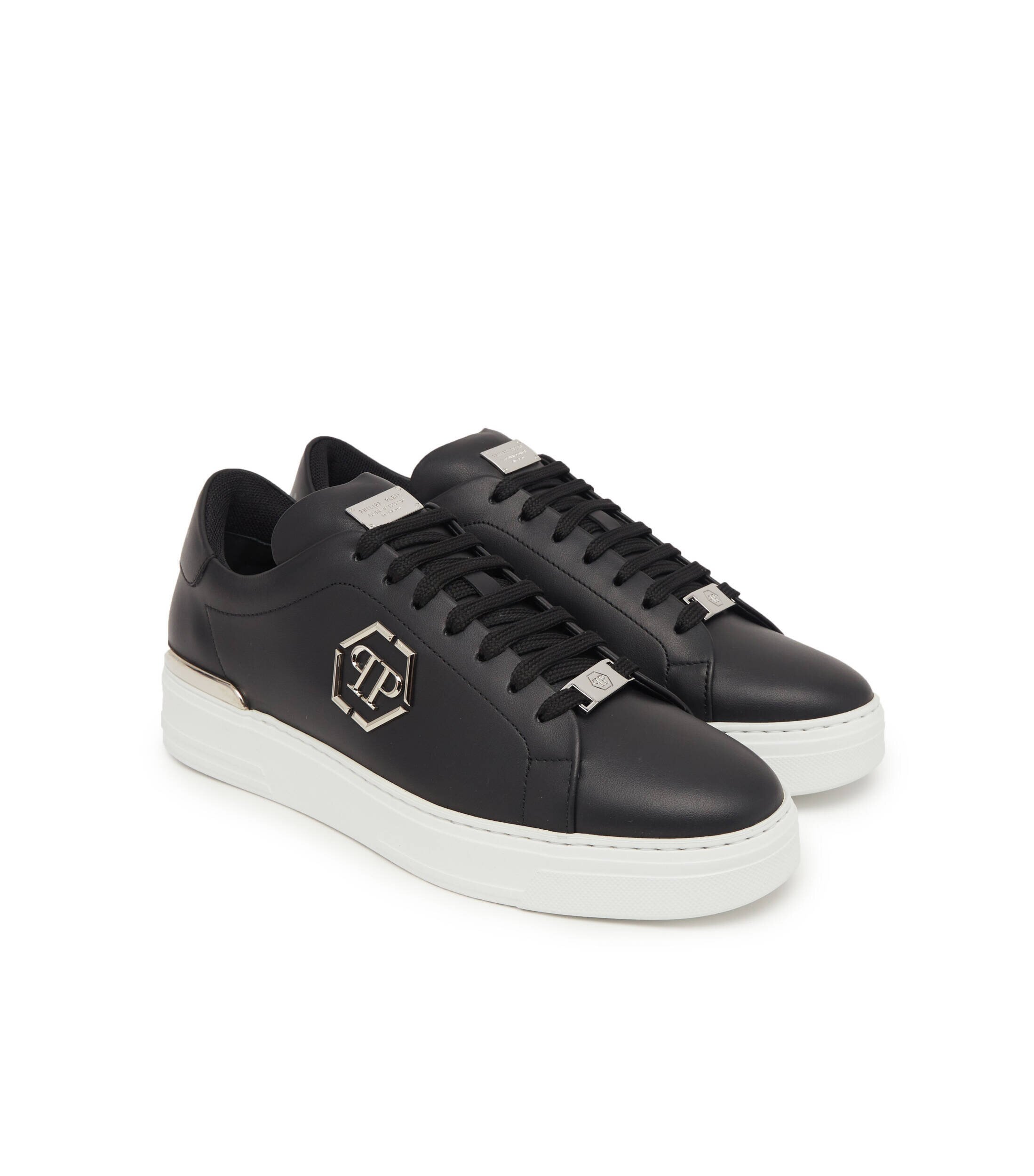 Philipp Plein Teniși din piele Hexagon