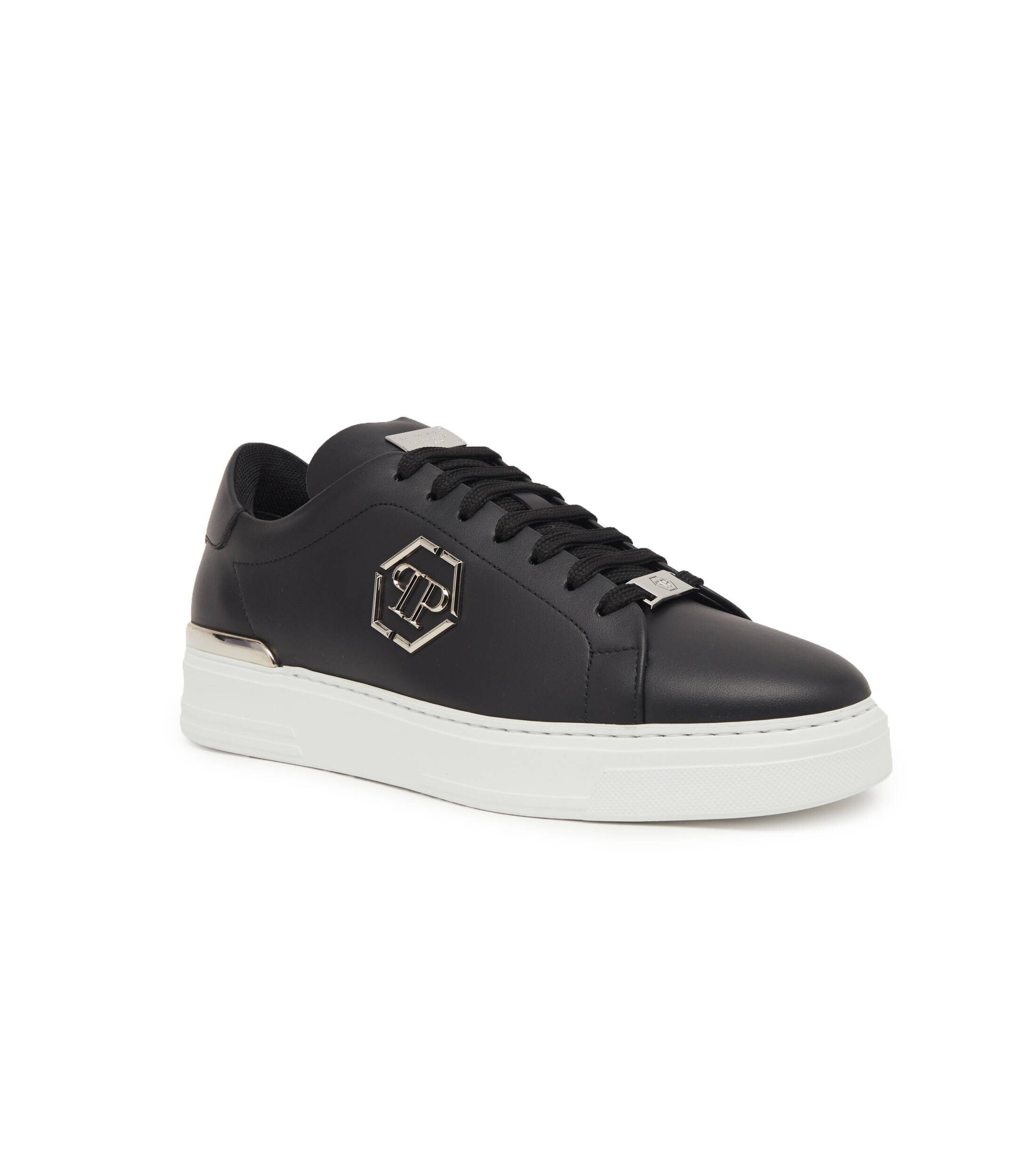 Philipp Plein Teniși din piele Hexagon