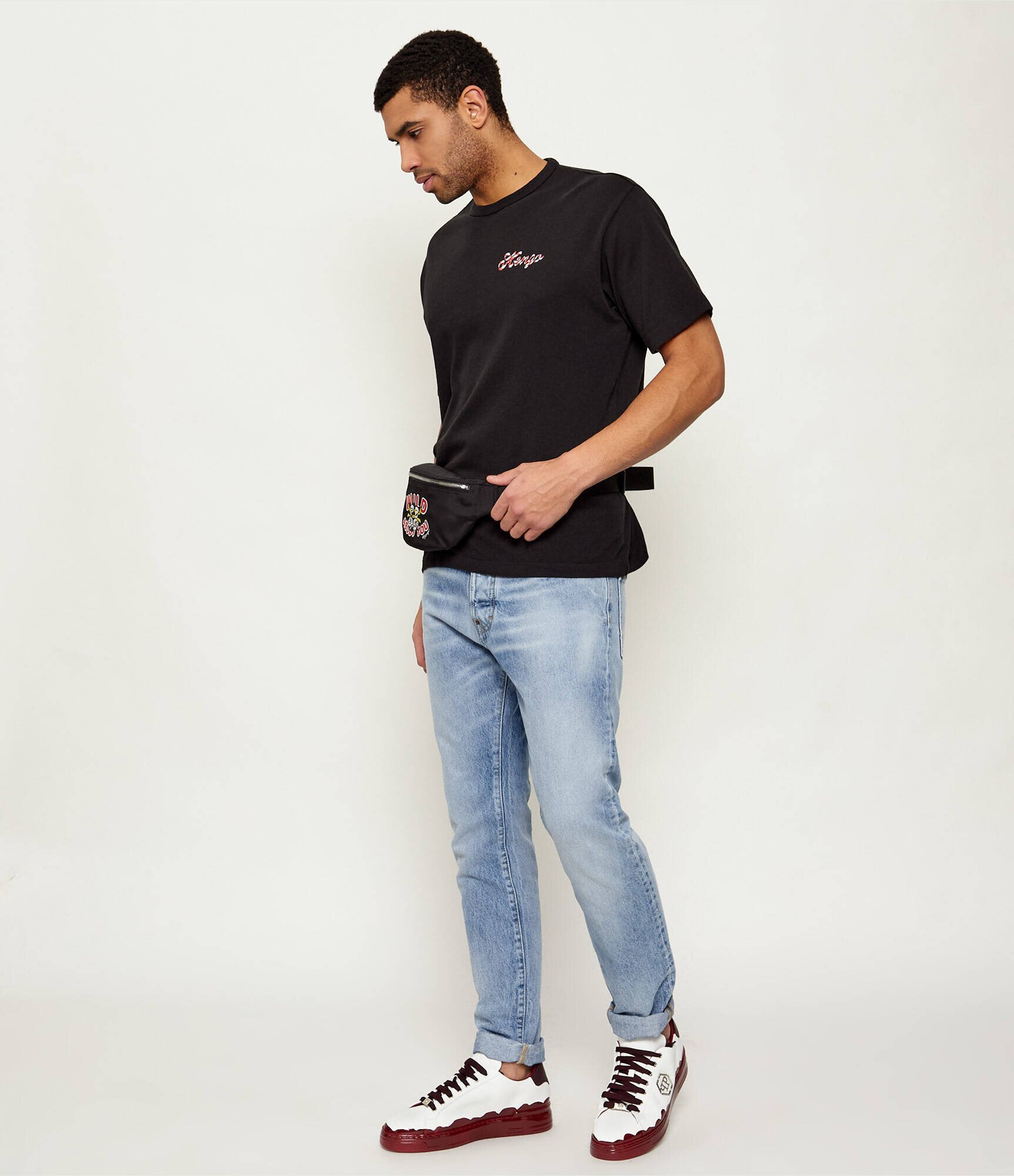 Philipp Plein Teniși din piele Low top