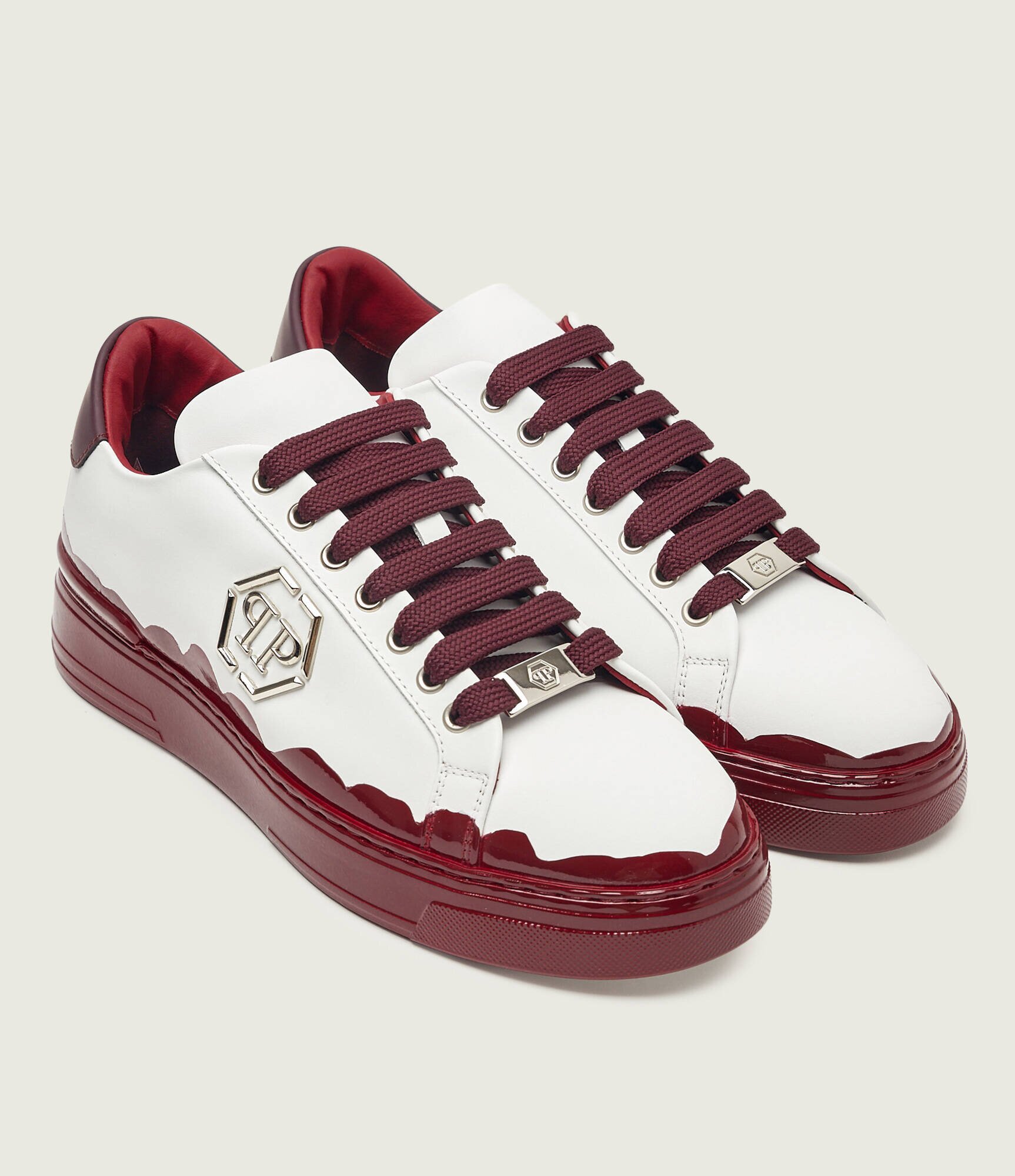 Philipp Plein Teniși din piele Low top
