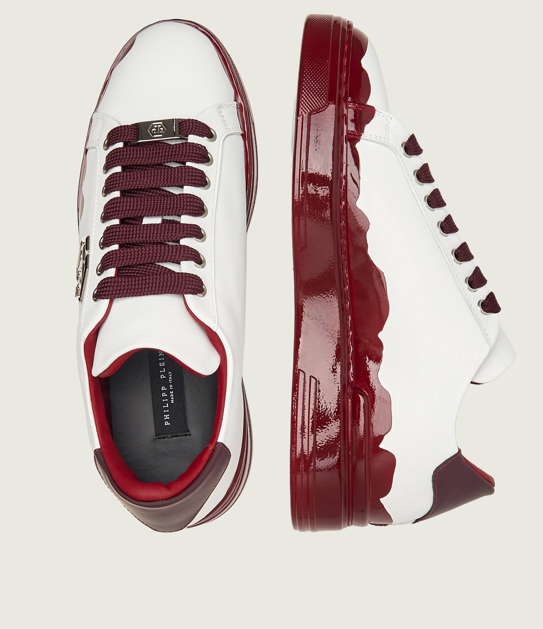Philipp Plein Teniși din piele Low top