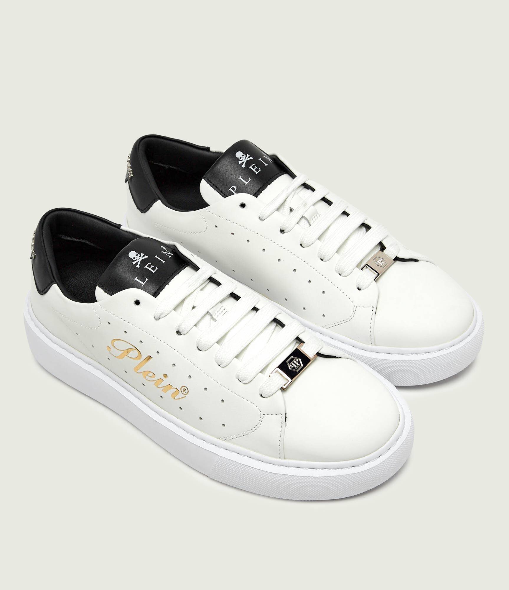 Philipp Plein Teniși din piele Signature