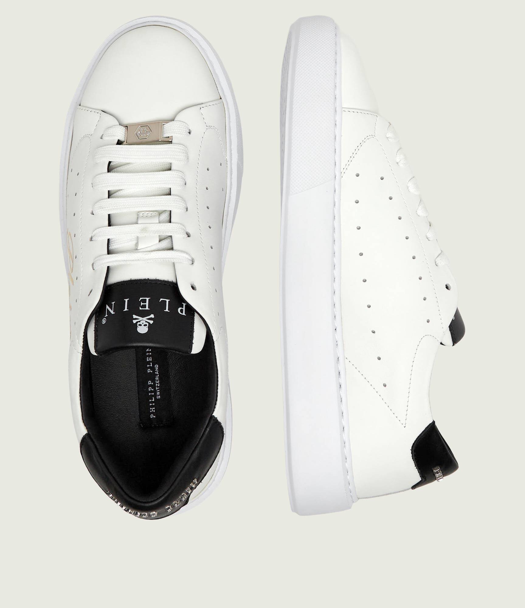 Philipp Plein Teniși din piele Signature