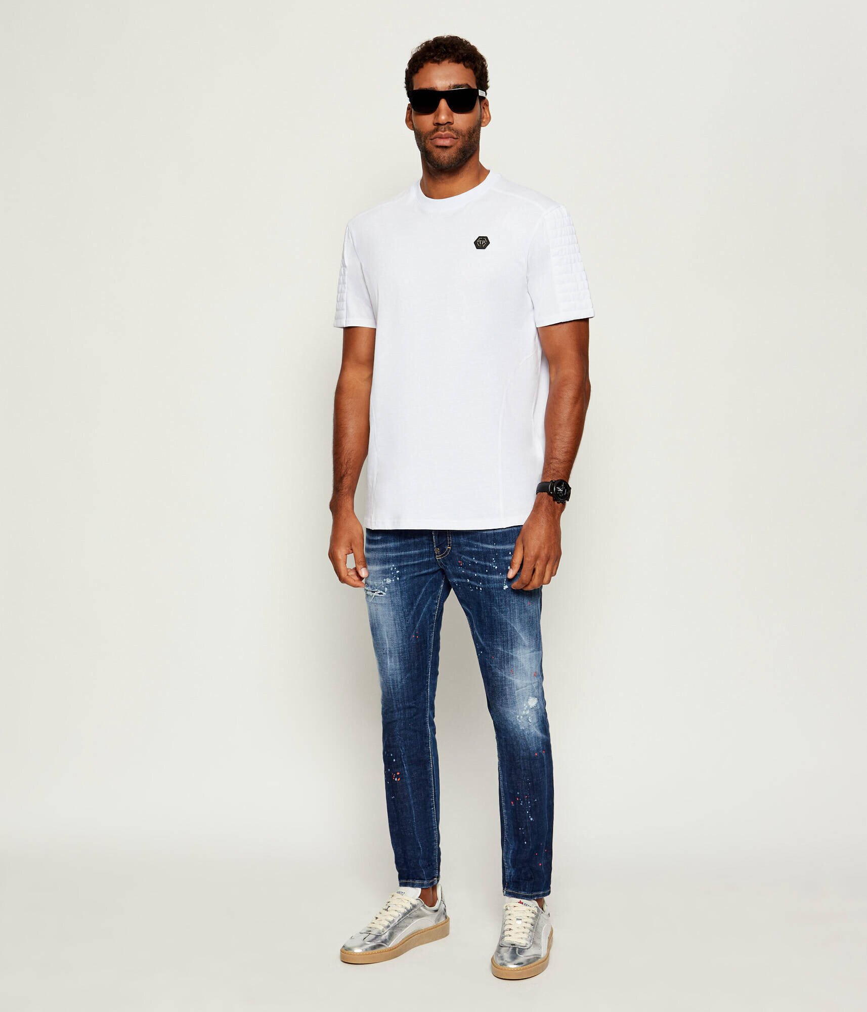 Philipp Plein Tricou Biker Cut | regular fit