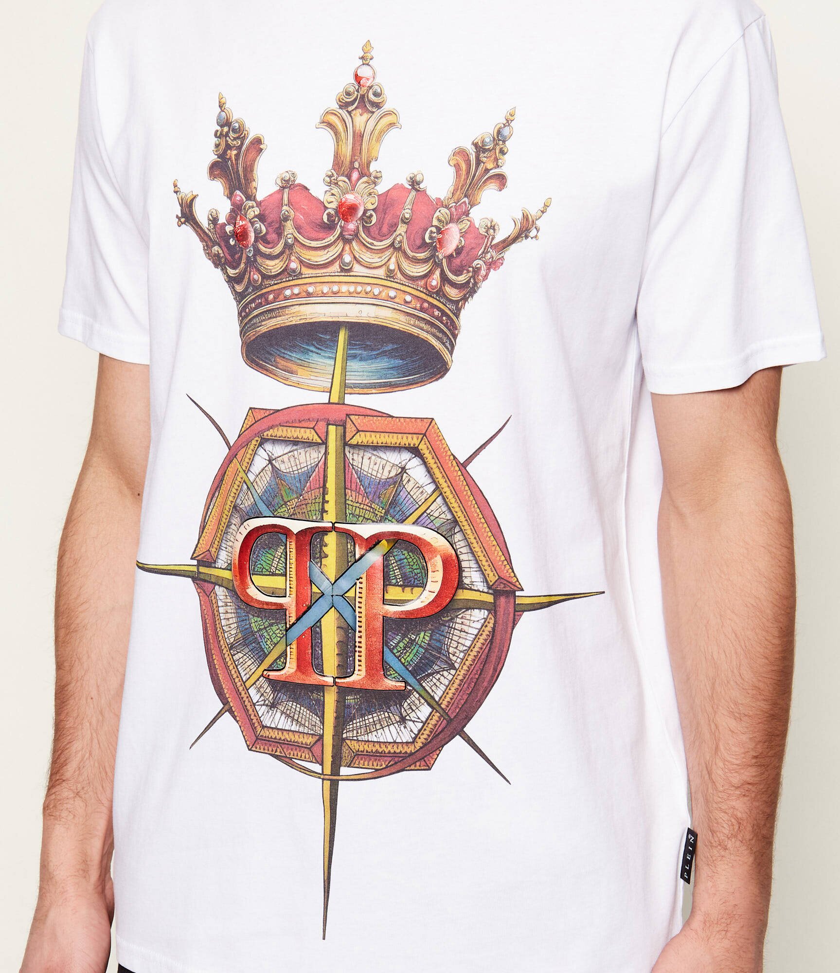 Philipp Plein Tricou Crown Hexagon | regular fit