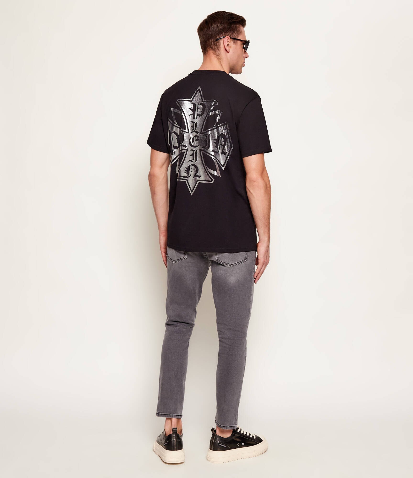 Philipp Plein Tricou Destroyed Crest | regular fit