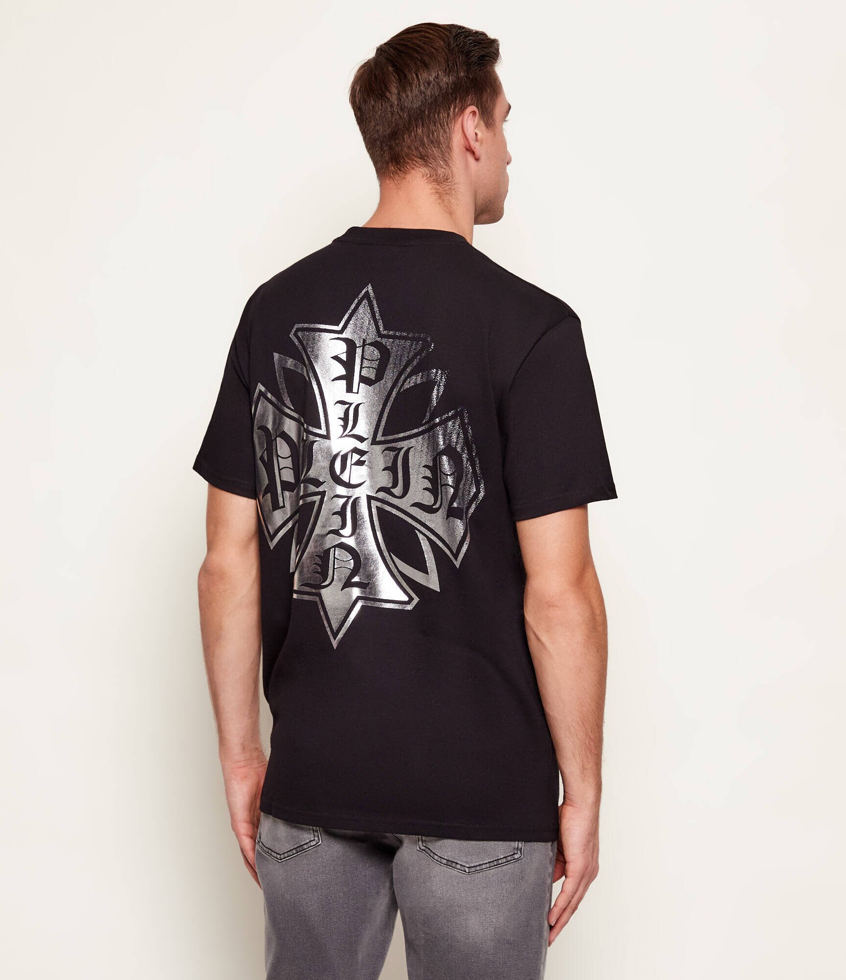 Philipp Plein Tricou Destroyed Crest | regular fit