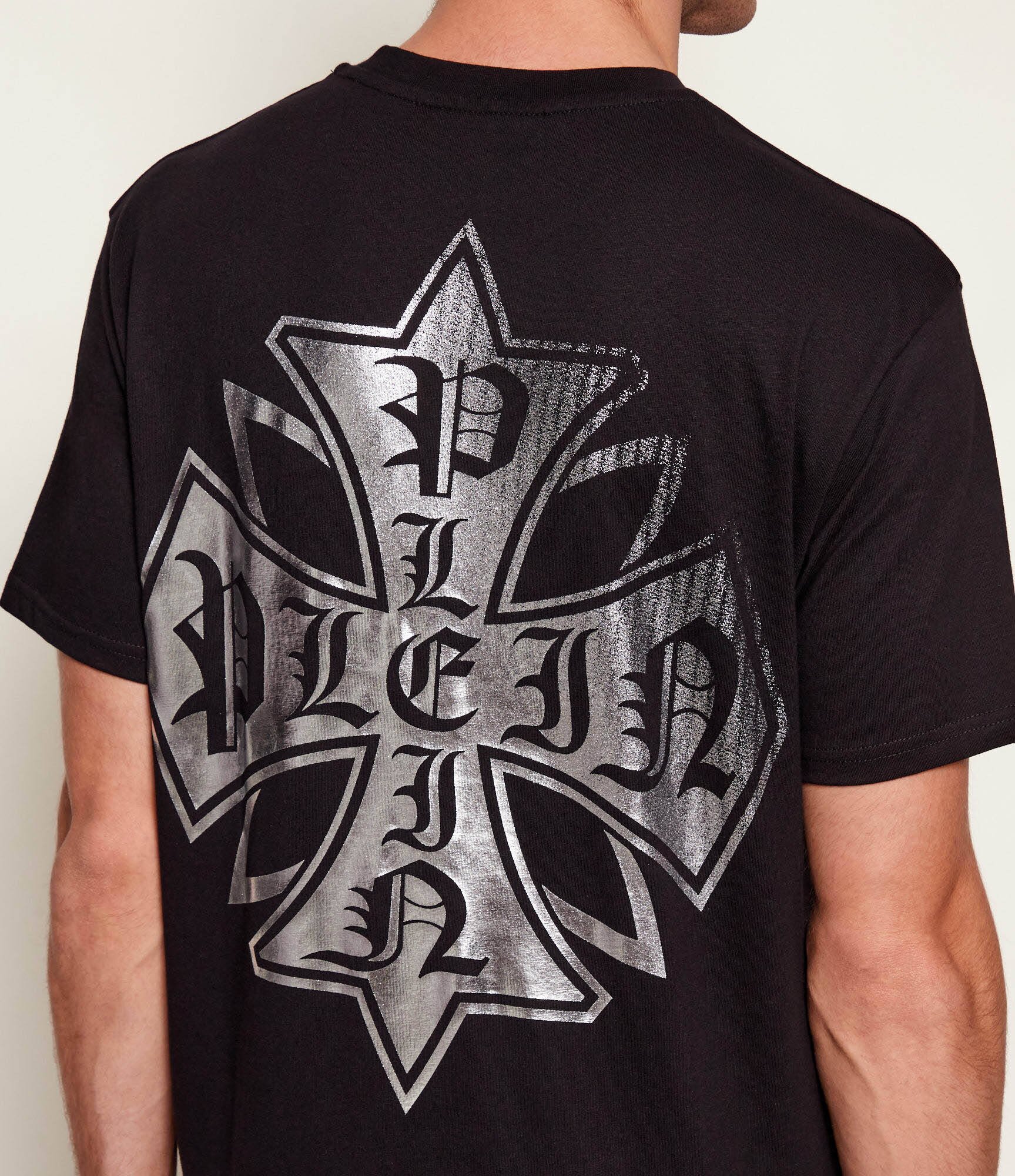 Philipp Plein Tricou Destroyed Crest | regular fit