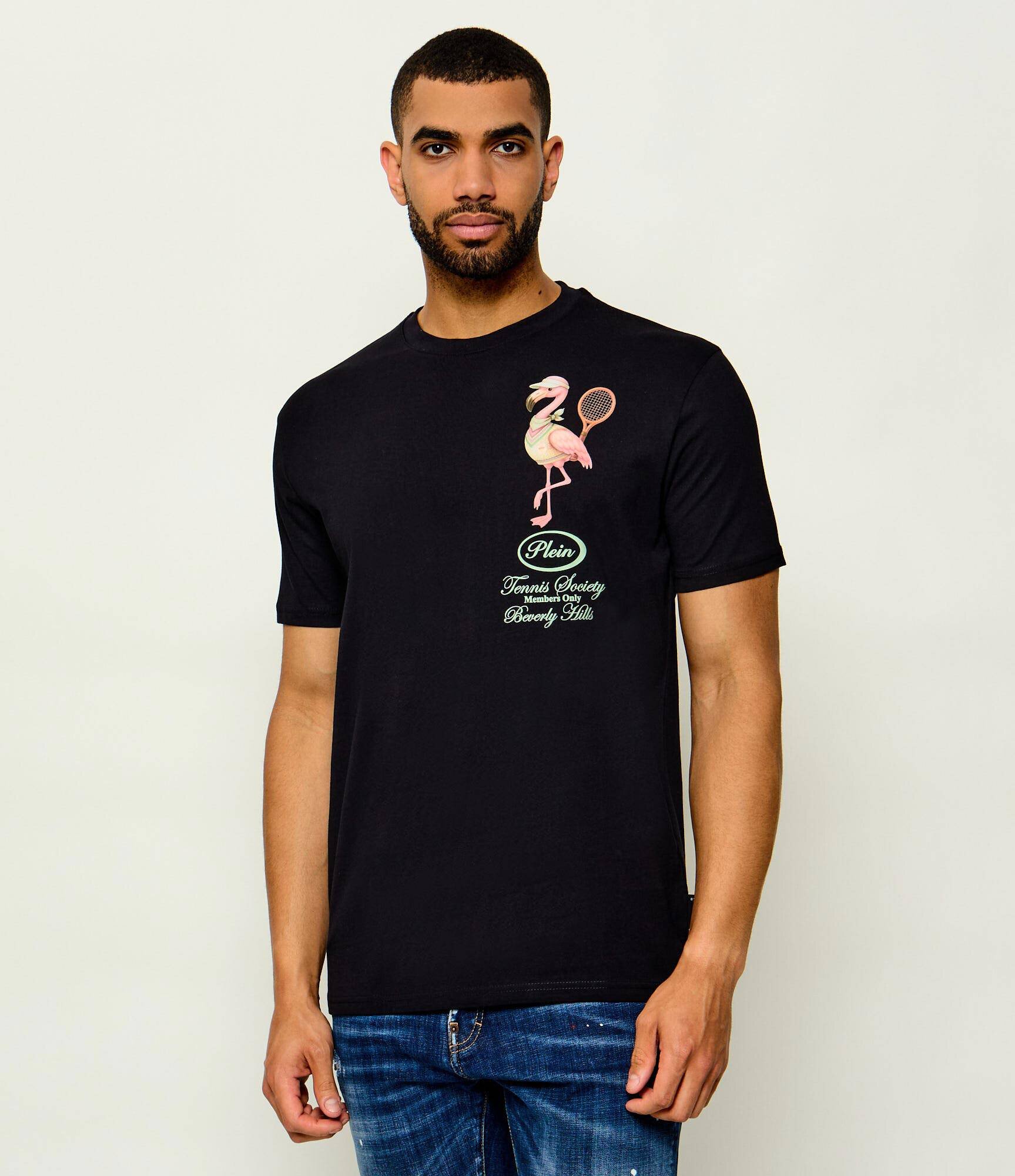 Philipp Plein Tricou Flamingo Tennis Society | regular fit