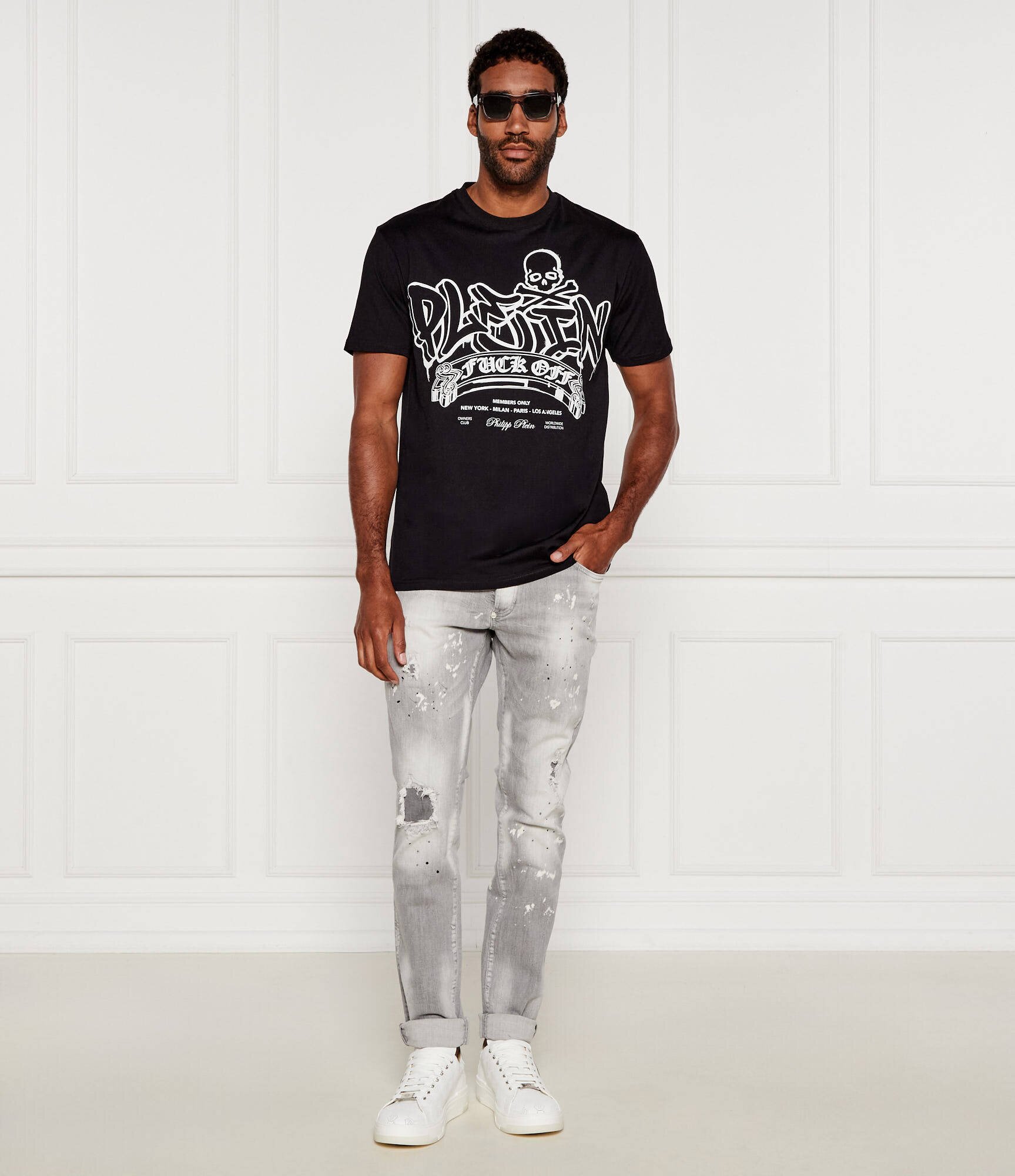 Philipp Plein Tricou Graffiti | Regular Fit