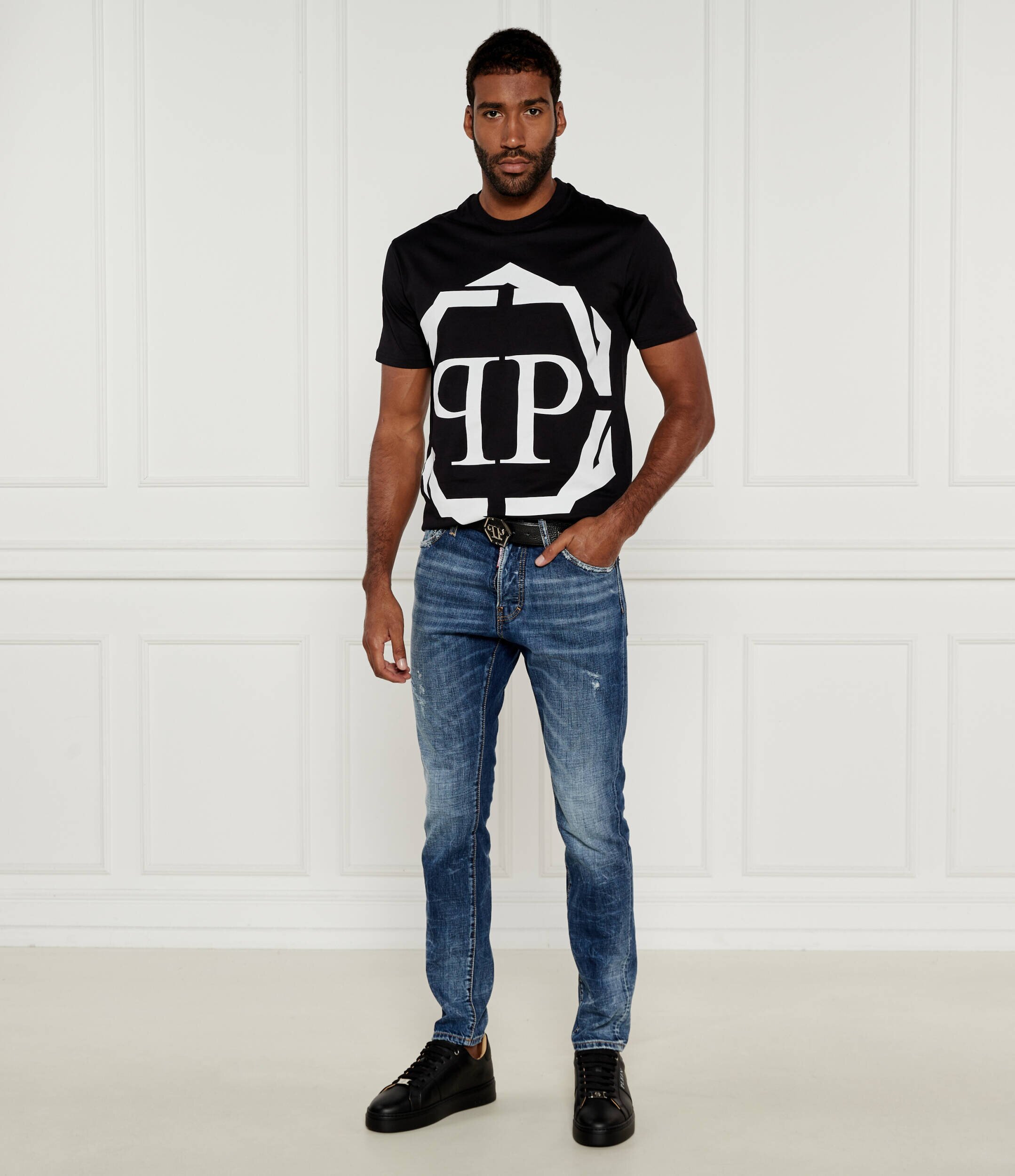 Philipp Plein Tricou Hexagon | Regular Fit