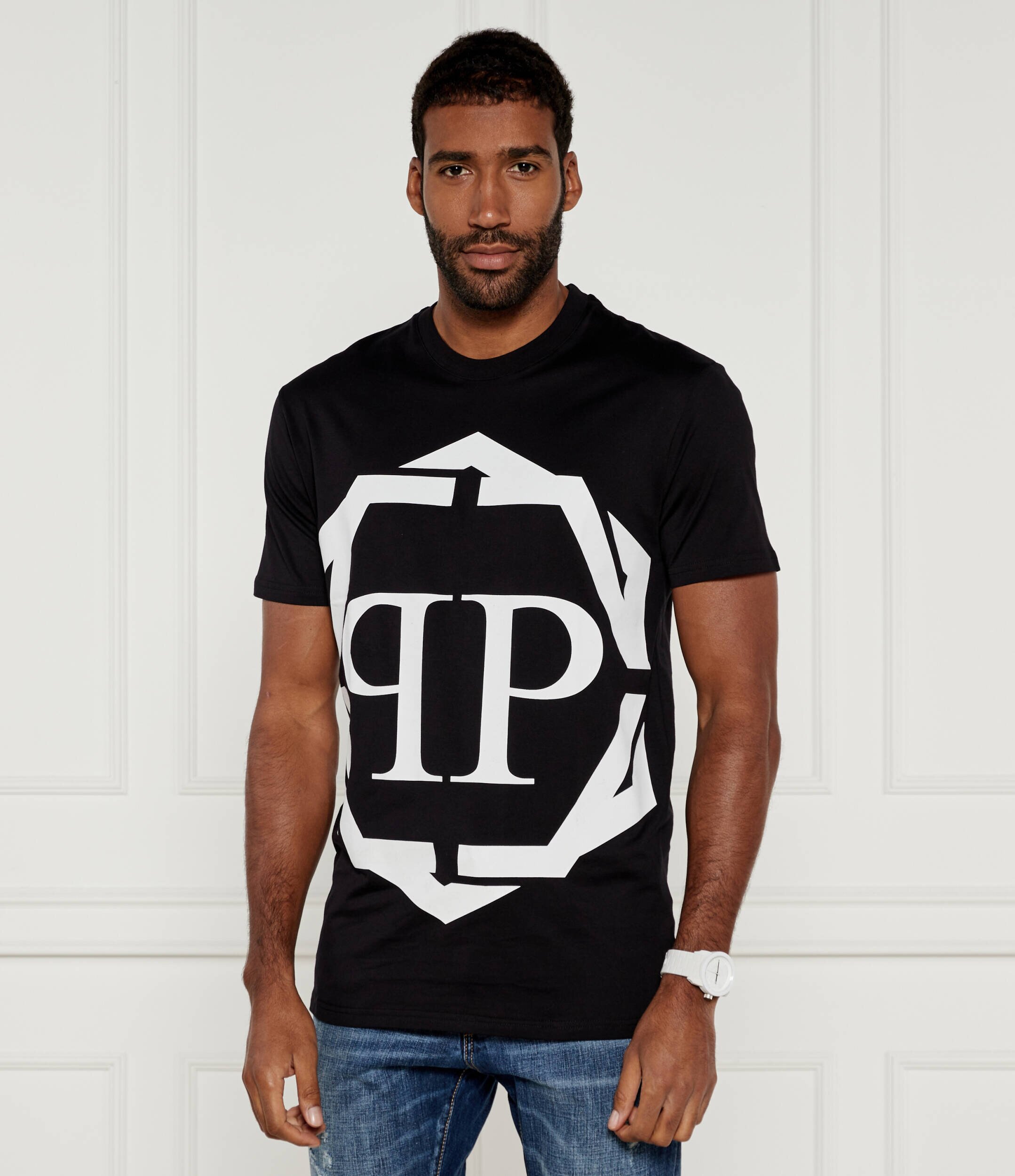 Philipp Plein Tricou Hexagon | Regular Fit