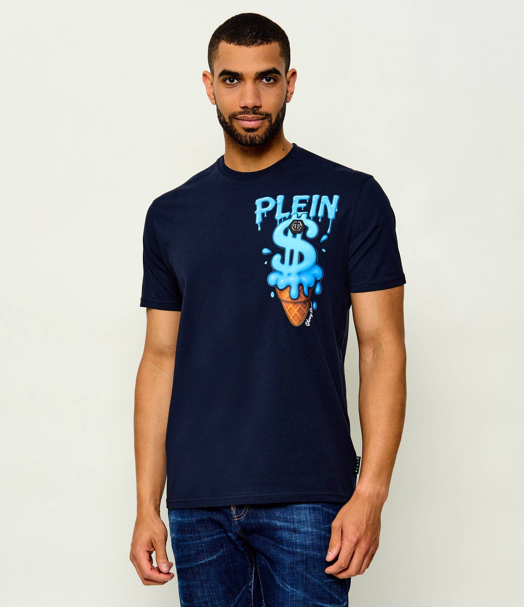 Philipp Plein Tricou Ice Cream Dollar | regular fit