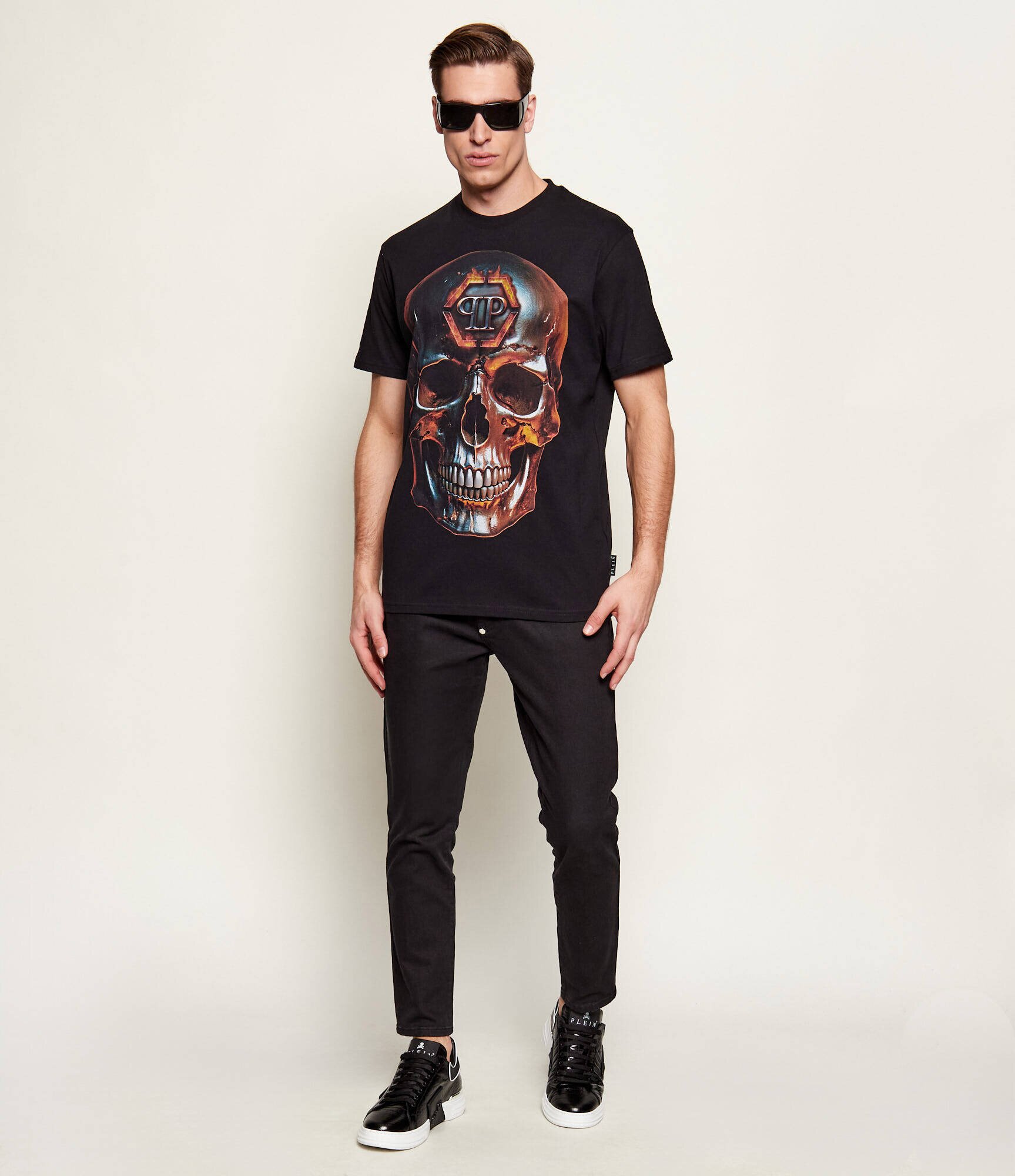 Philipp Plein Tricou Lava Skull | regular fit