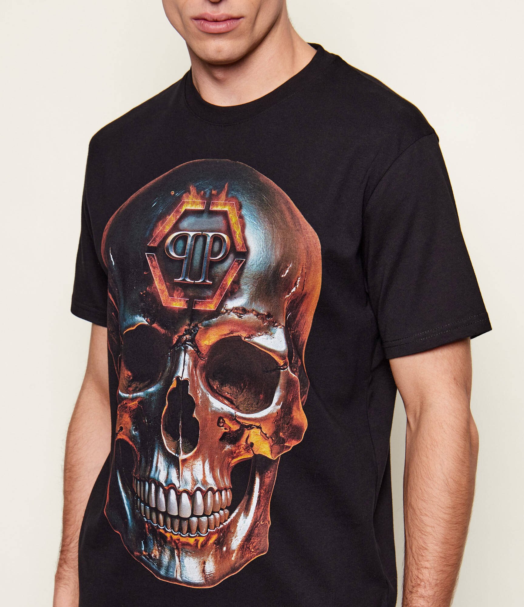 Philipp Plein Tricou Lava Skull | regular fit