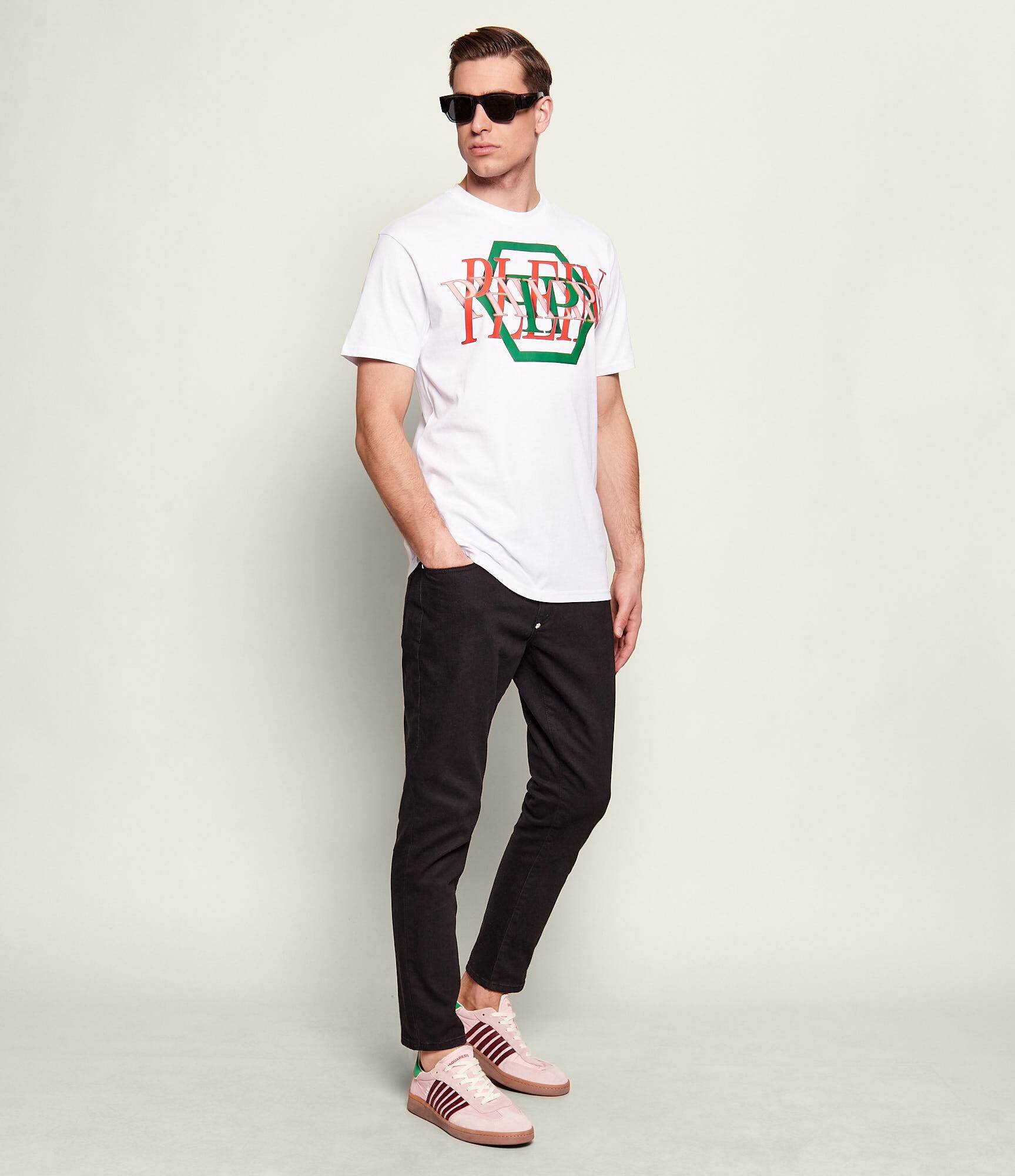 Philipp Plein Tricou Logo Hexagon | regular fit