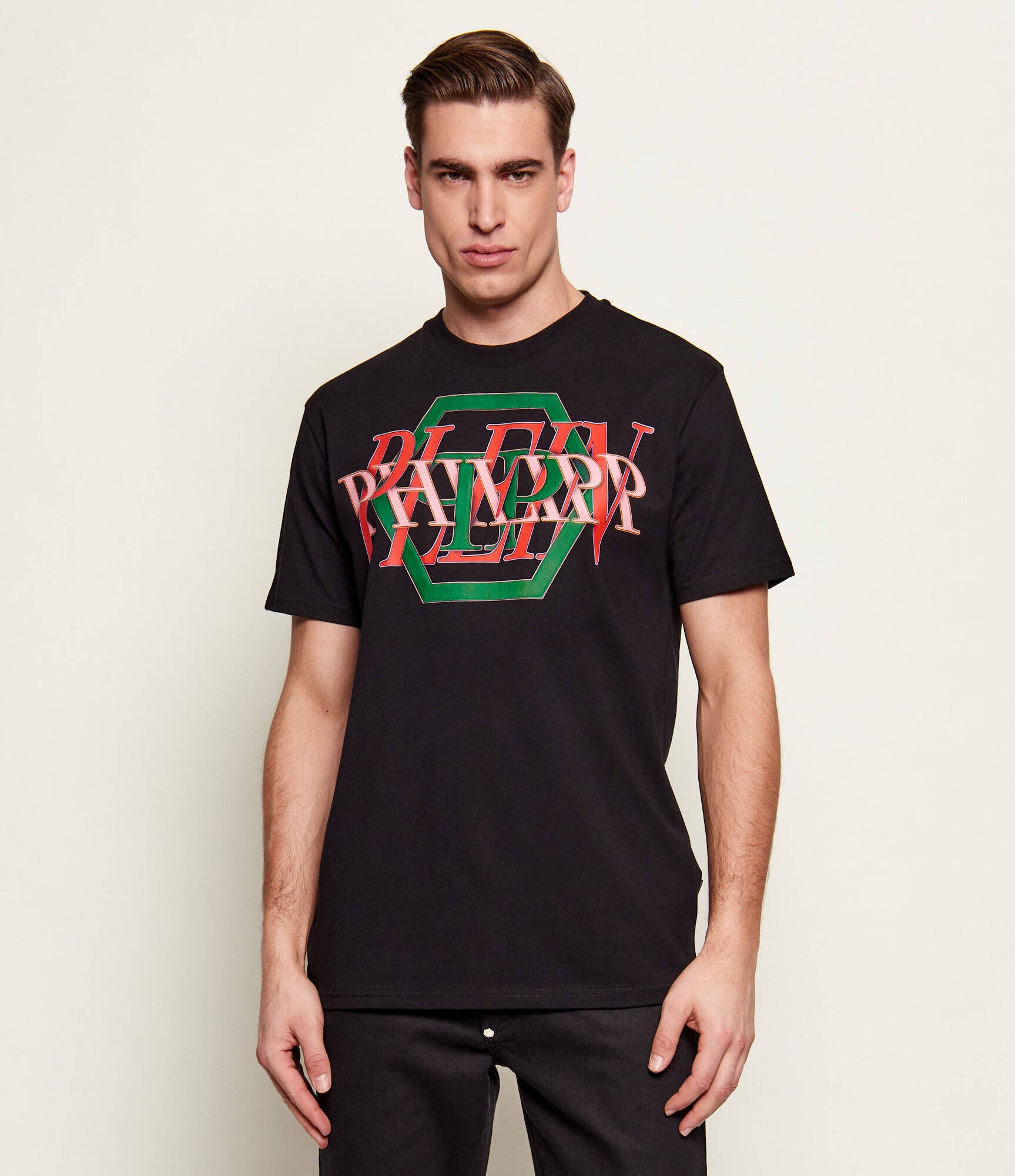 Philipp Plein Tricou Logo Hexagon | regular fit