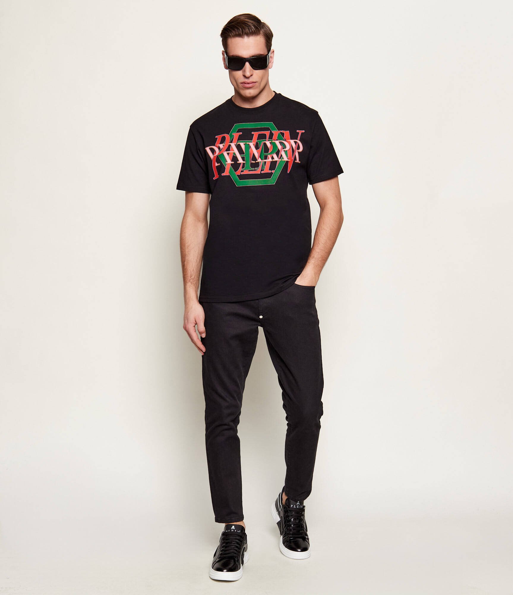Philipp Plein Tricou Logo Hexagon | regular fit