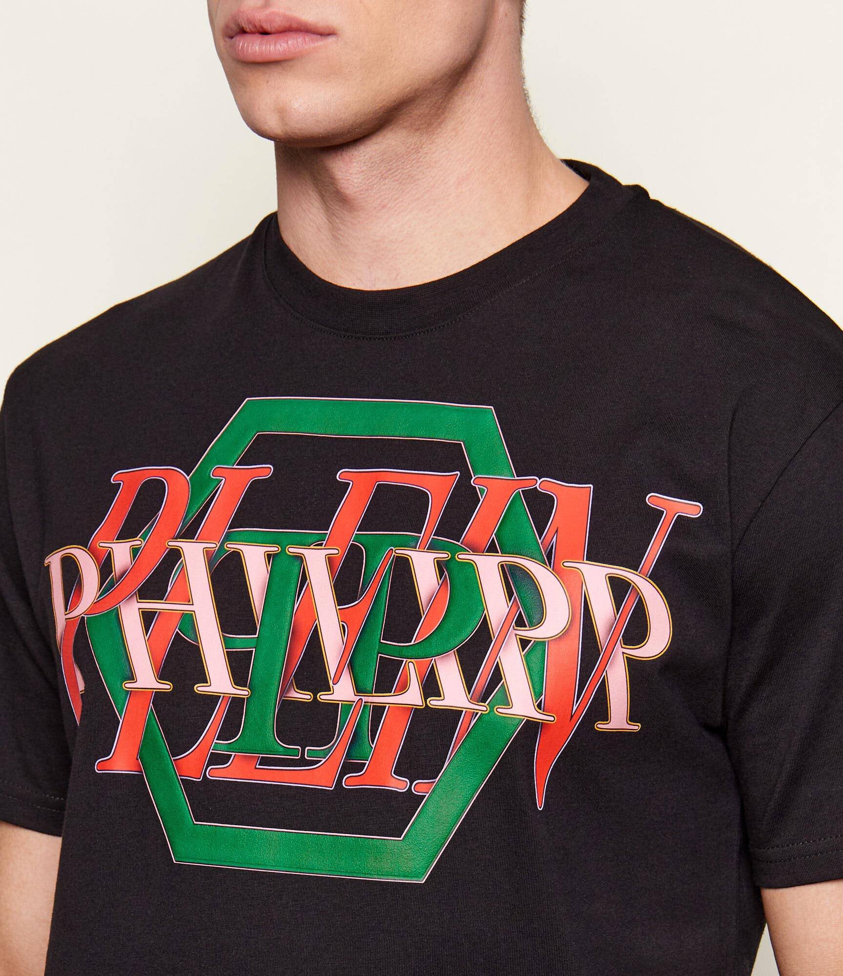 Philipp Plein Tricou Logo Hexagon | regular fit