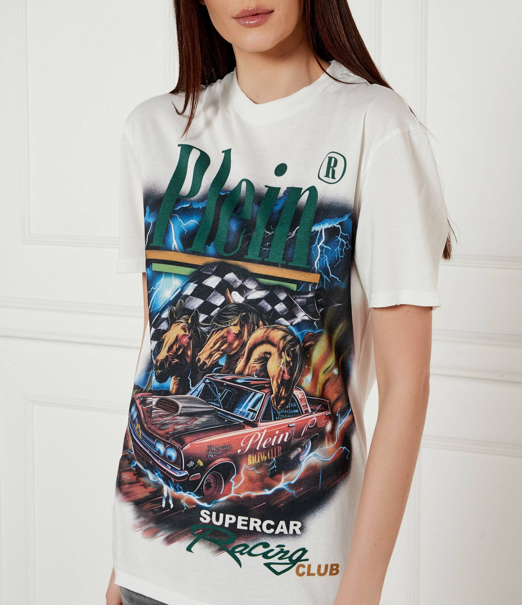 Philipp Plein Tricou Racing Club | Regular Fit