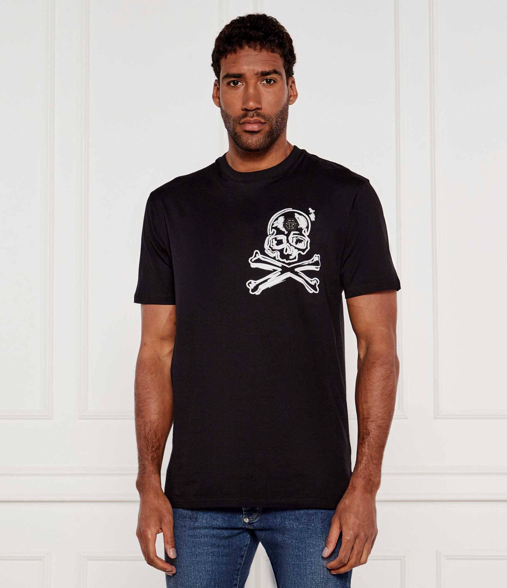 Philipp Plein Tricou Skull & Bones | Regular Fit