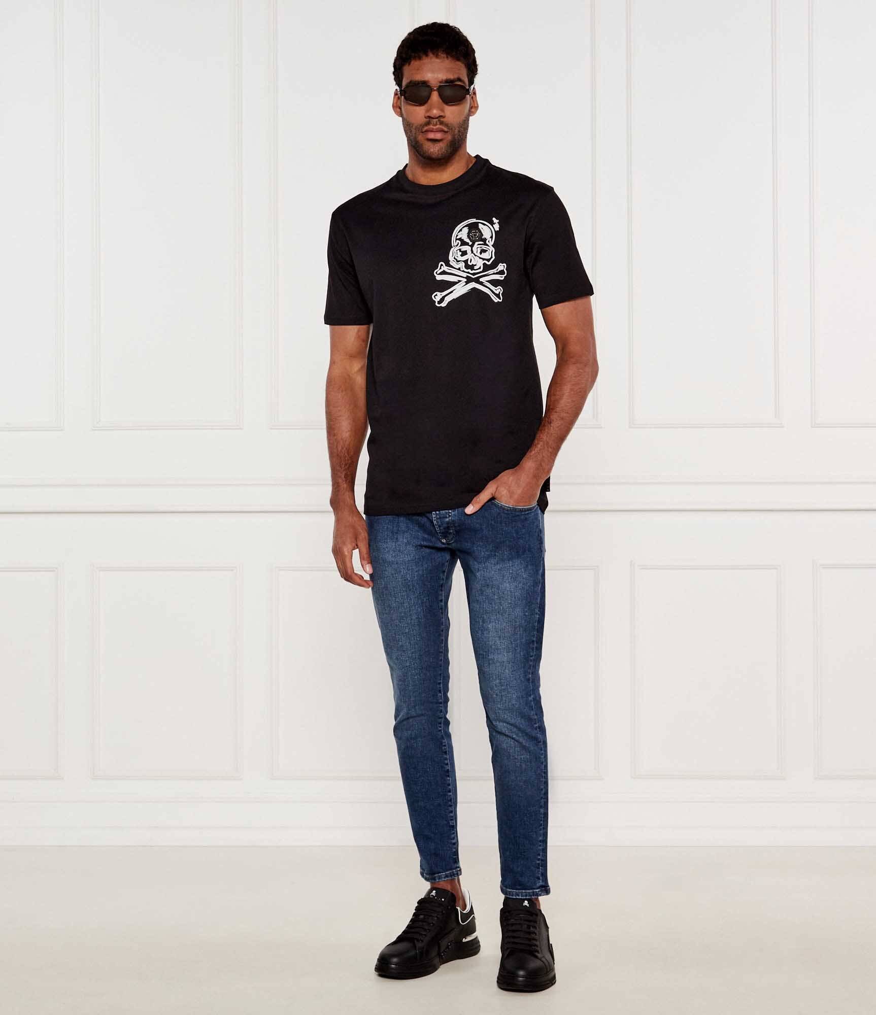 Philipp Plein Tricou Skull & Bones | Regular Fit