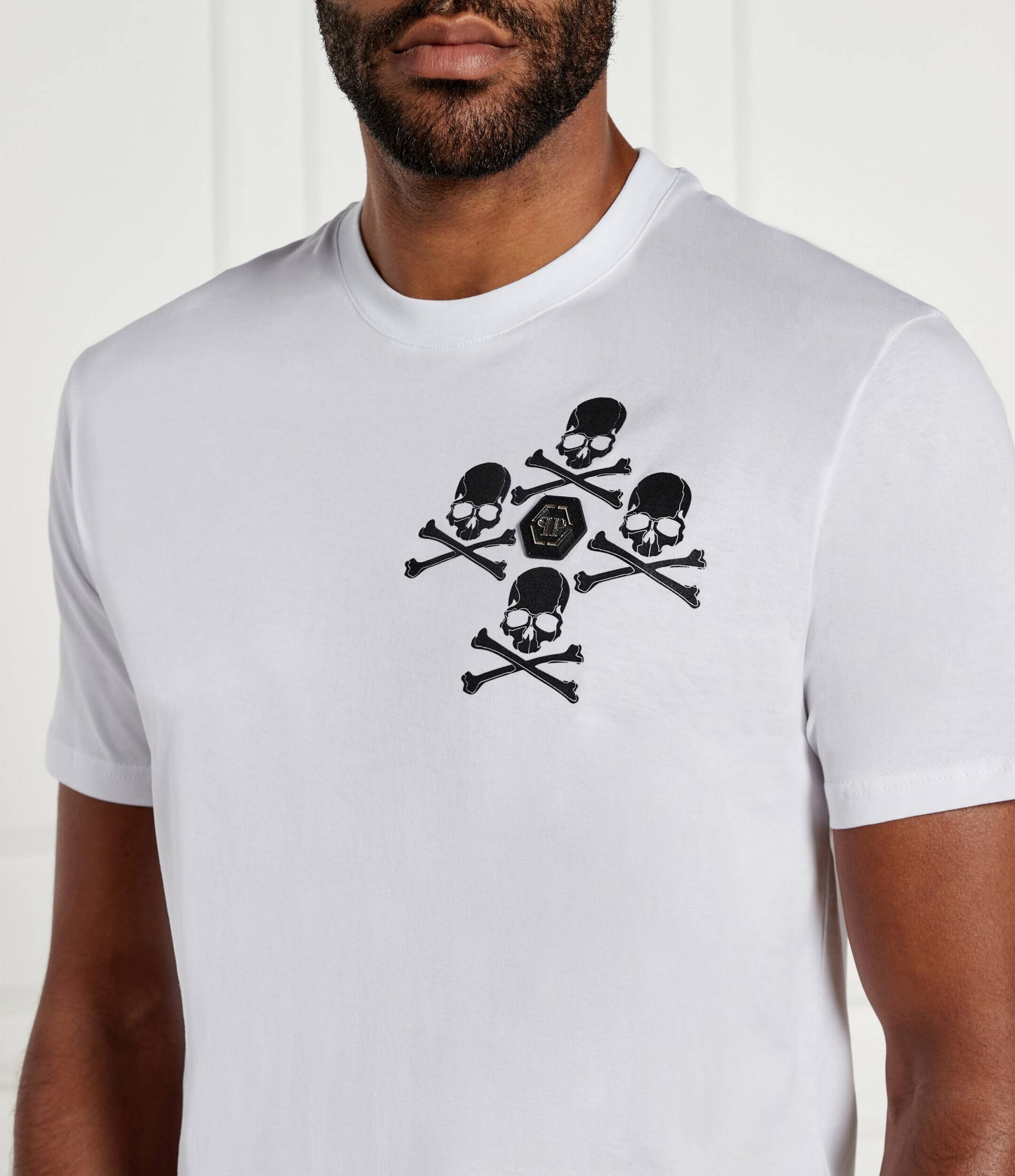 Philipp Plein Tricou Skull&Bones | Regular Fit
