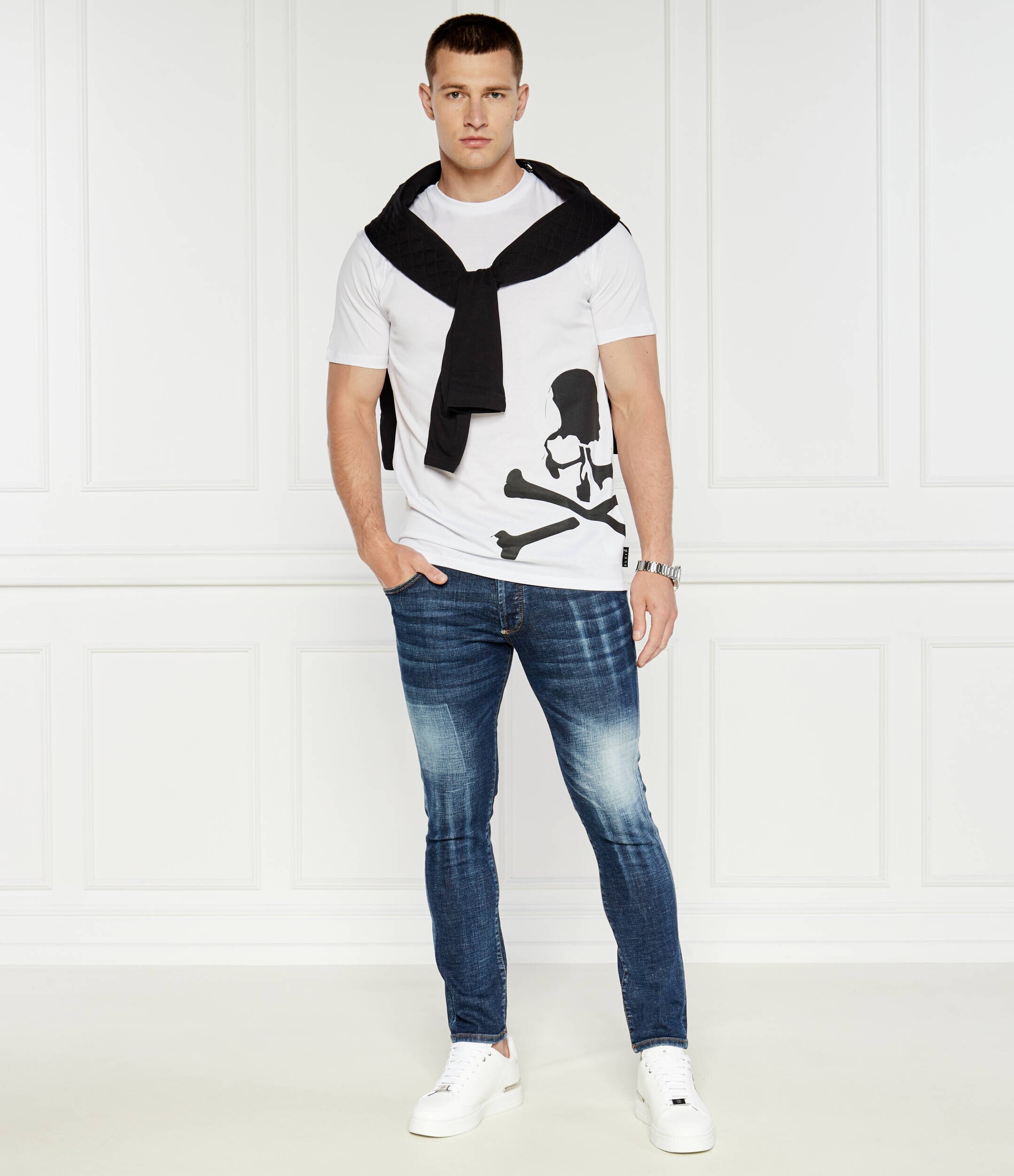 Philipp Plein Tricou Skull&Bones | Regular Fit