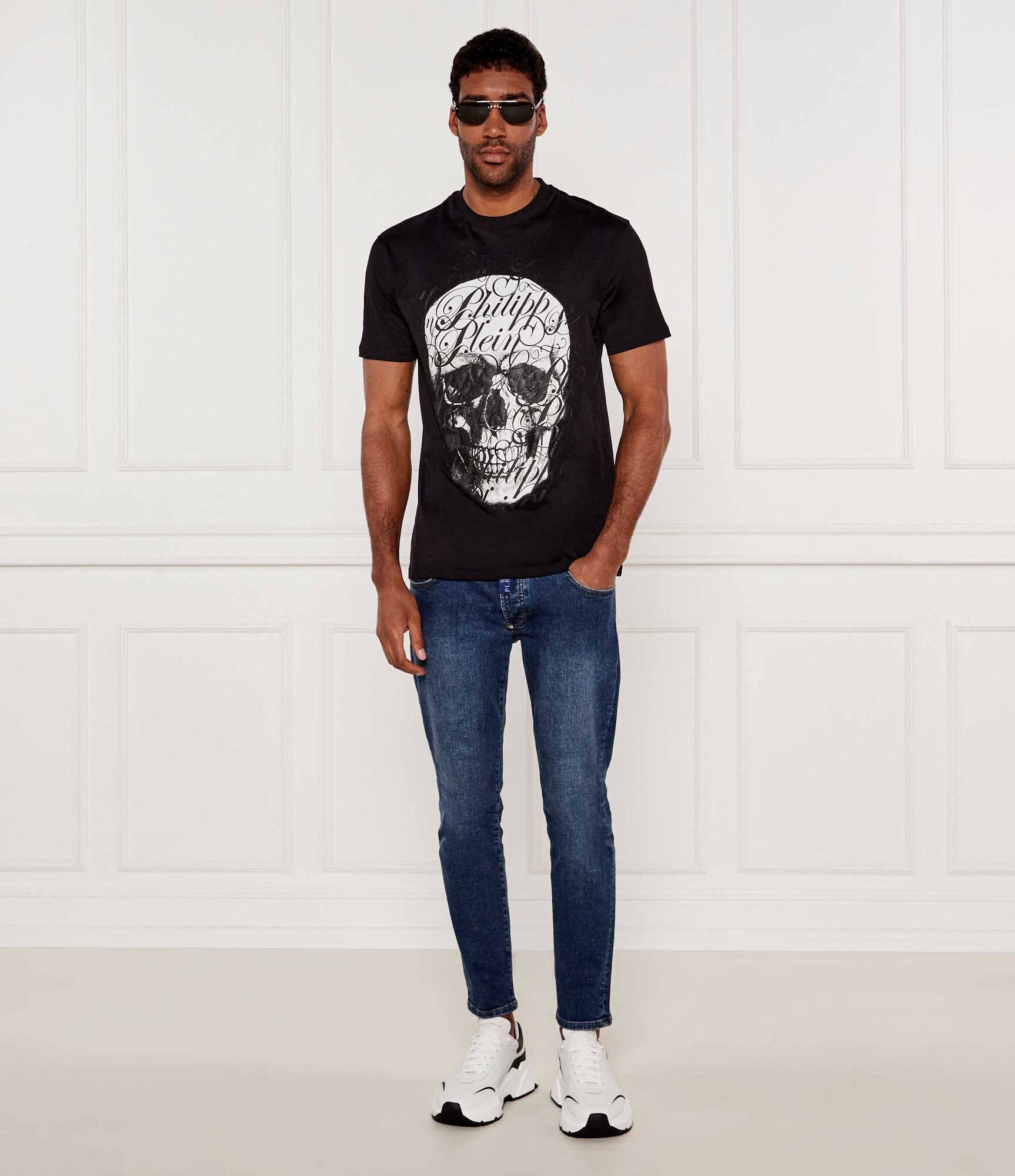 Philipp Plein Tricou Skull Coursive | Regular Fit