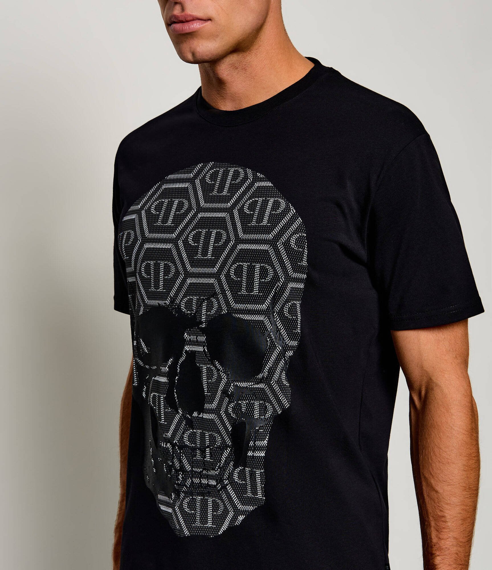 Philipp Plein Tricou Skull Monogram | regular fit