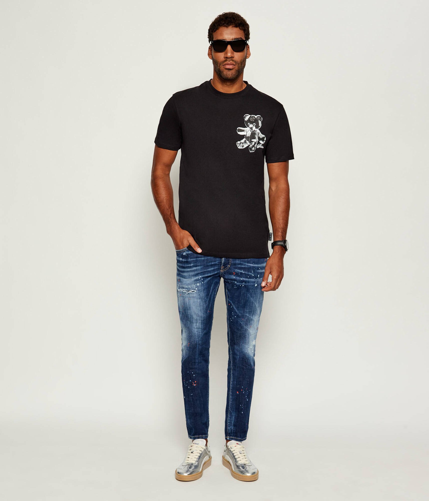 Philipp Plein Tricou Teddy Glass | regular fit
