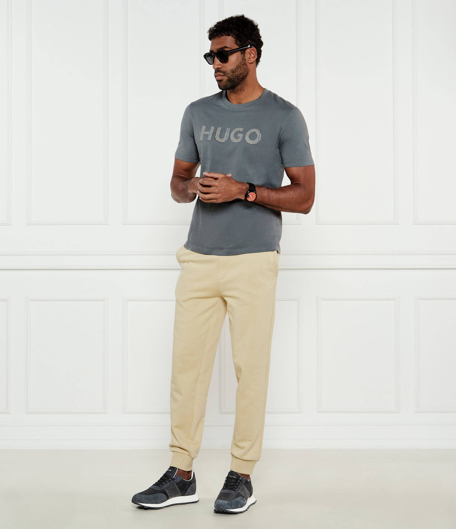 Philippe Model Sneakers Tilu cu adaos de piele