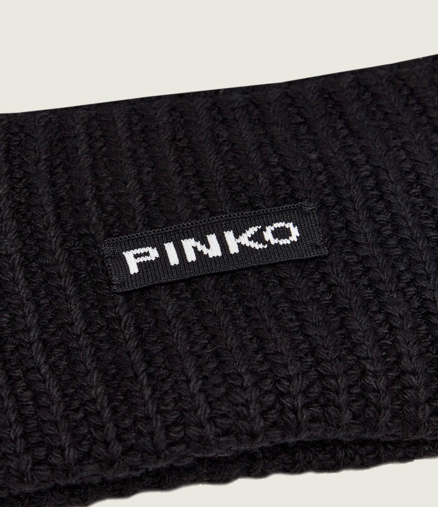 Pinko Bentiță Fascia cu adaos de lână și cașmir