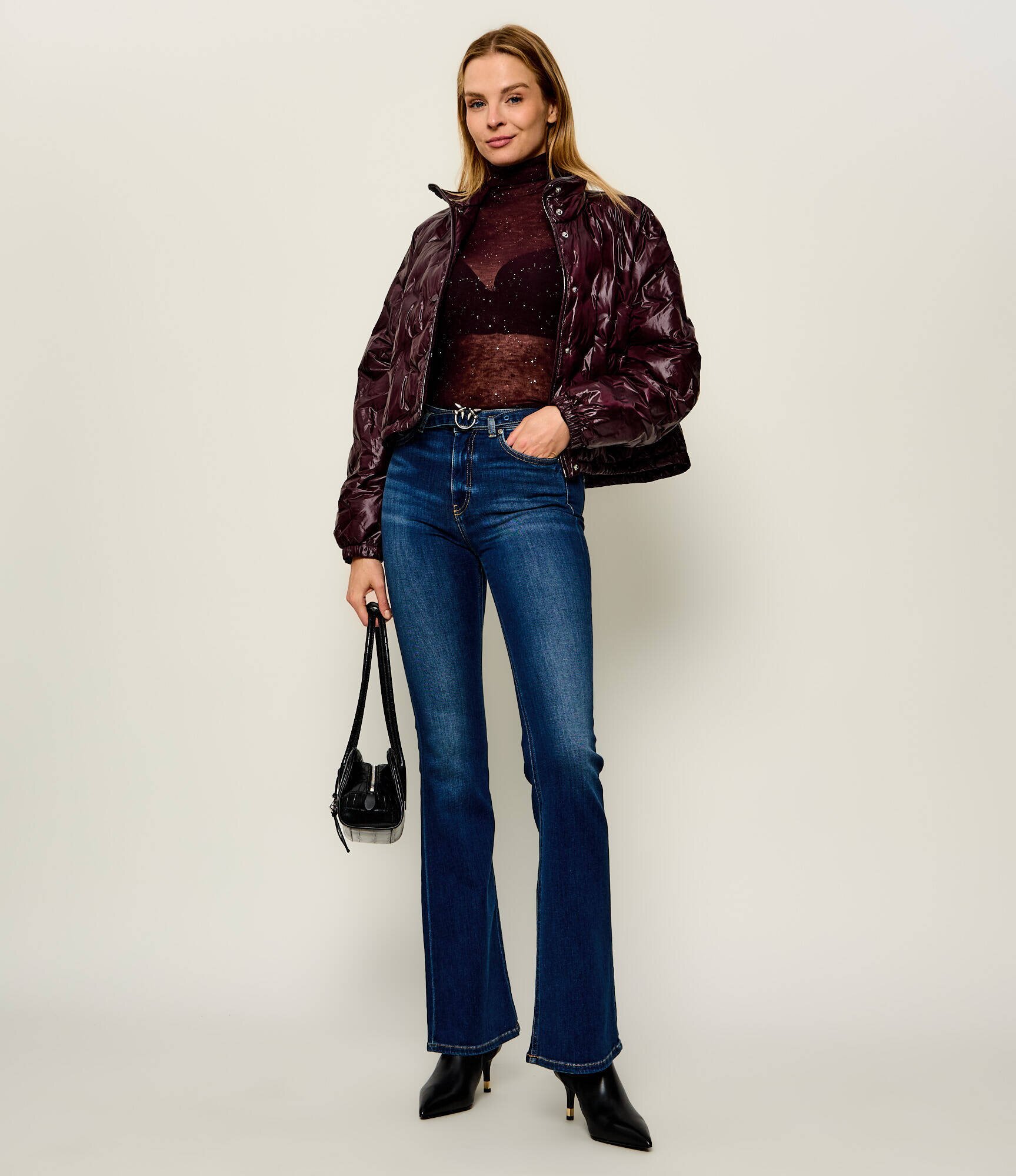 Pinko Blugi Flora | flare fit