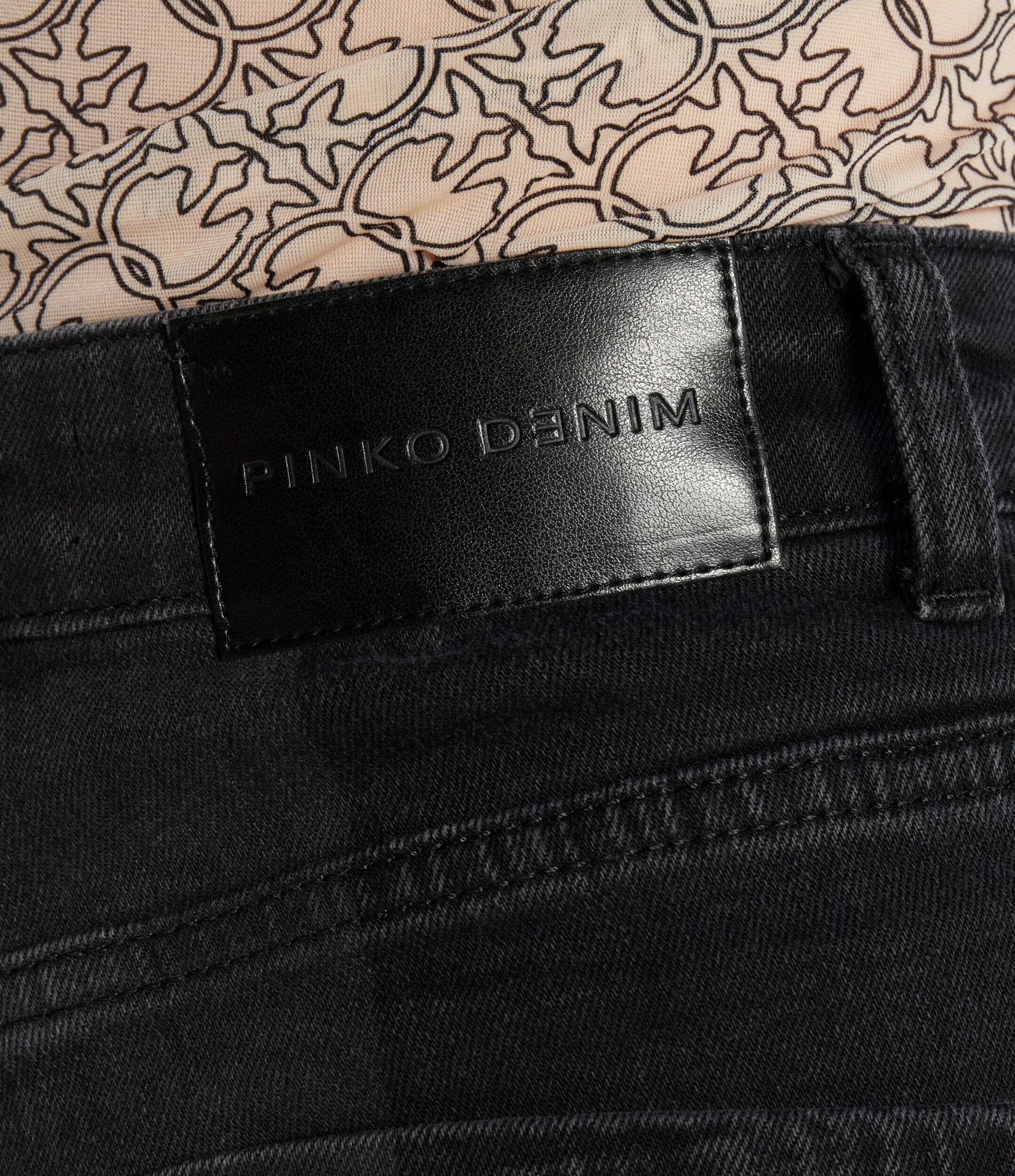 Pinko Blugi MADDIE BELT MOM FIT DENIM BLA | Regular Fit