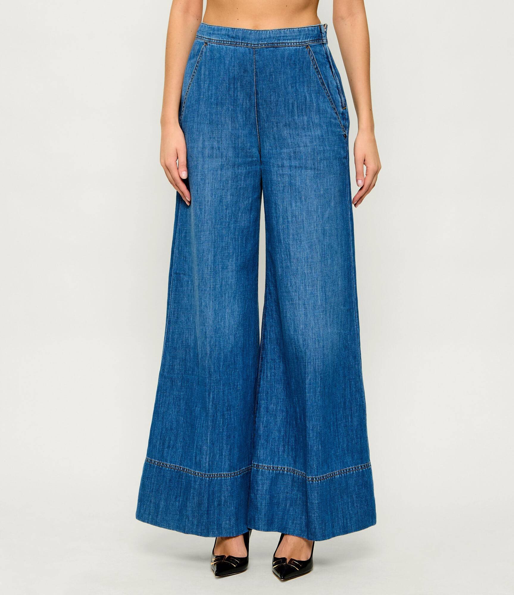 Pinko Blugi Spiaggia | Relaxed fit | cu adaos de in