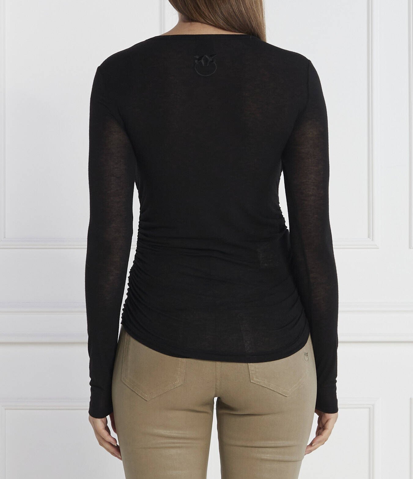 Pinko Bluză | Slim Fit cu adaos de cașmir