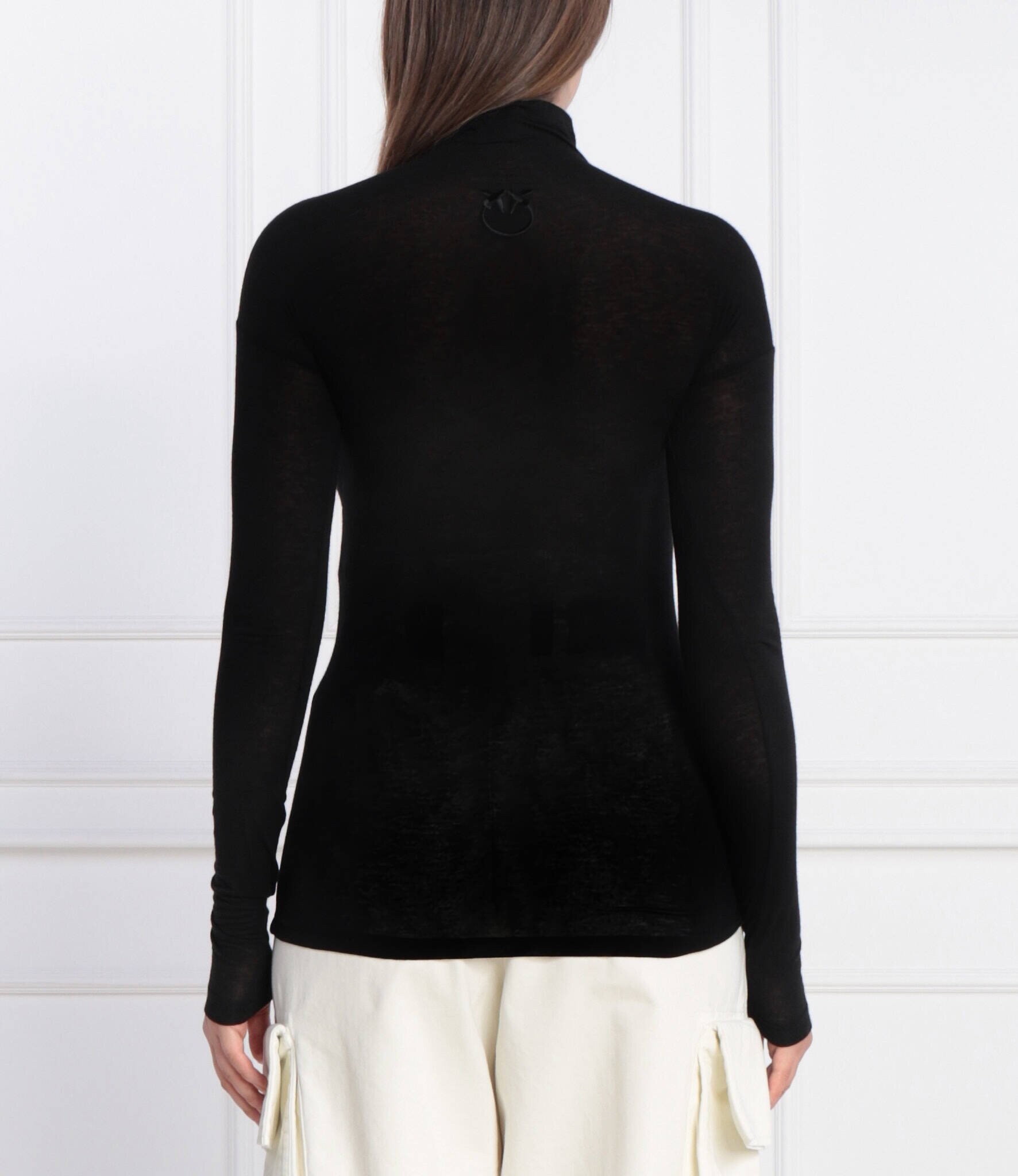 Pinko Bluză | Slim Fit cu adaos de cașmir