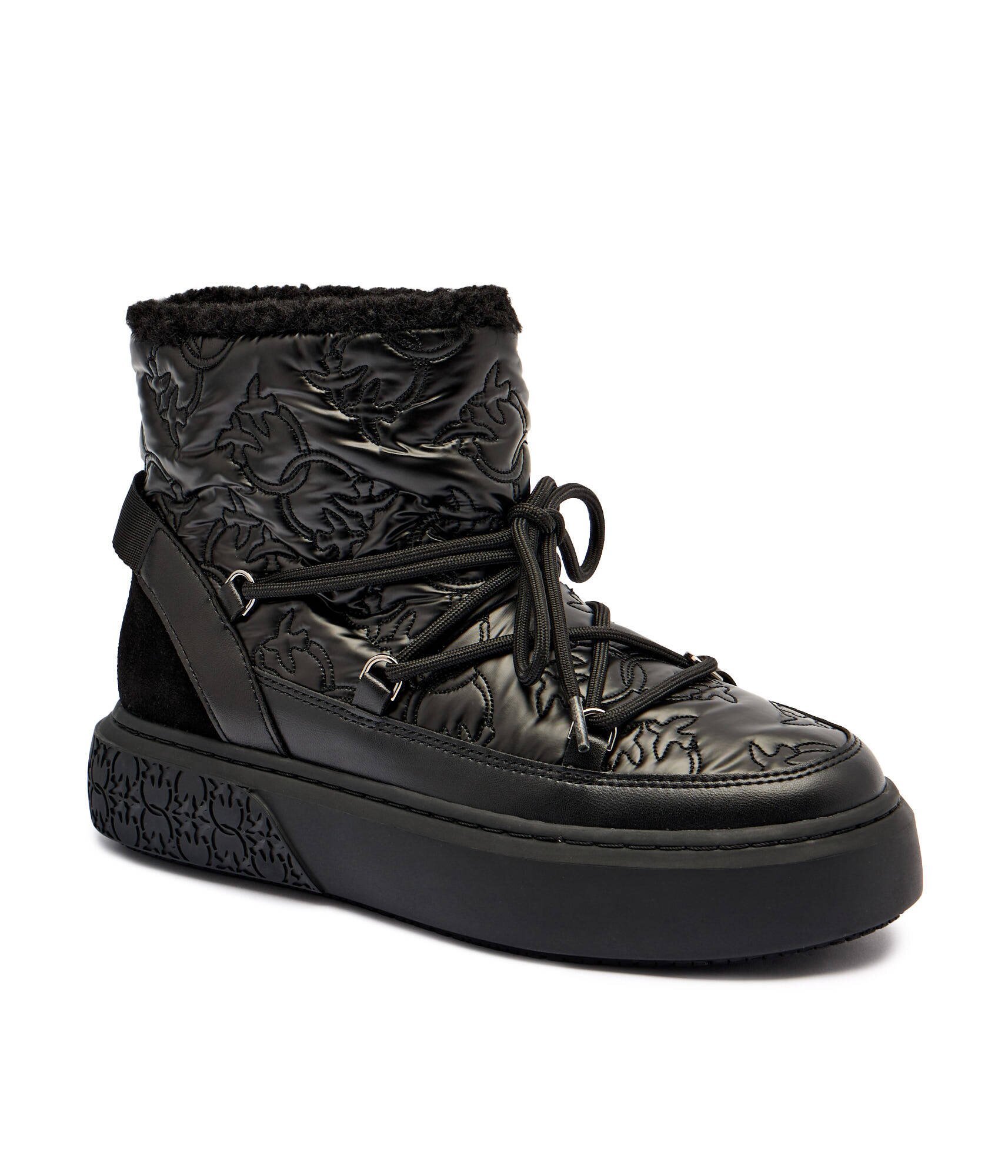 Pinko Bocanci Yoko 19 | shearling cu adaos de piele