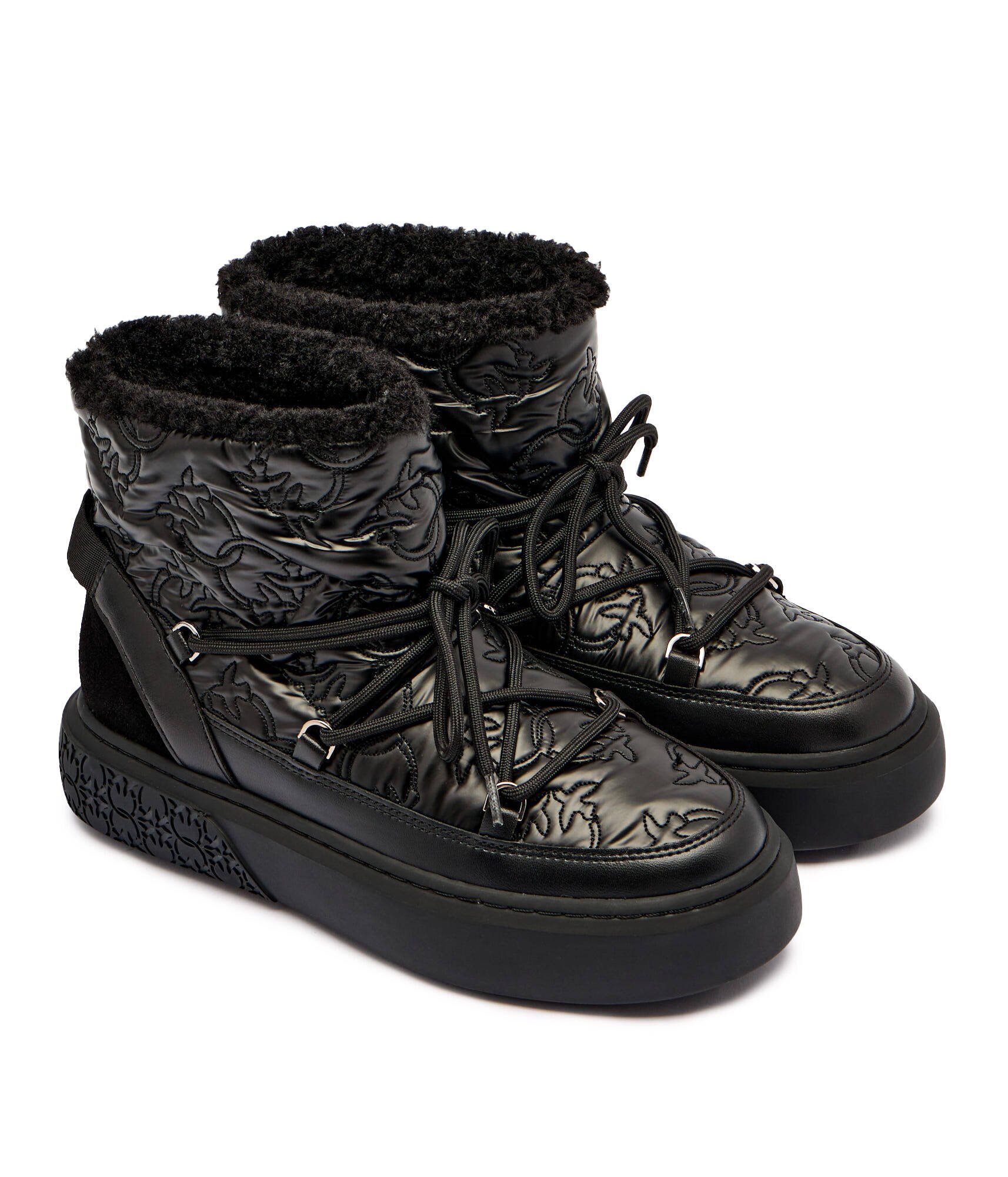 Pinko Bocanci Yoko 19 | shearling cu adaos de piele