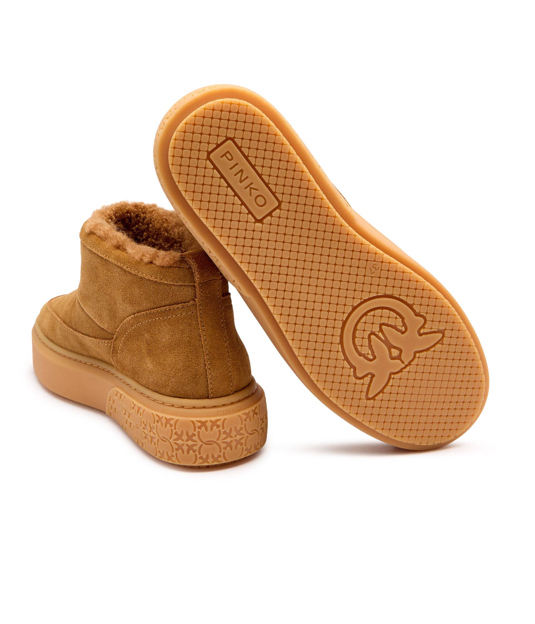 Pinko Bocanci Yoko 22 | shearling | zamsz