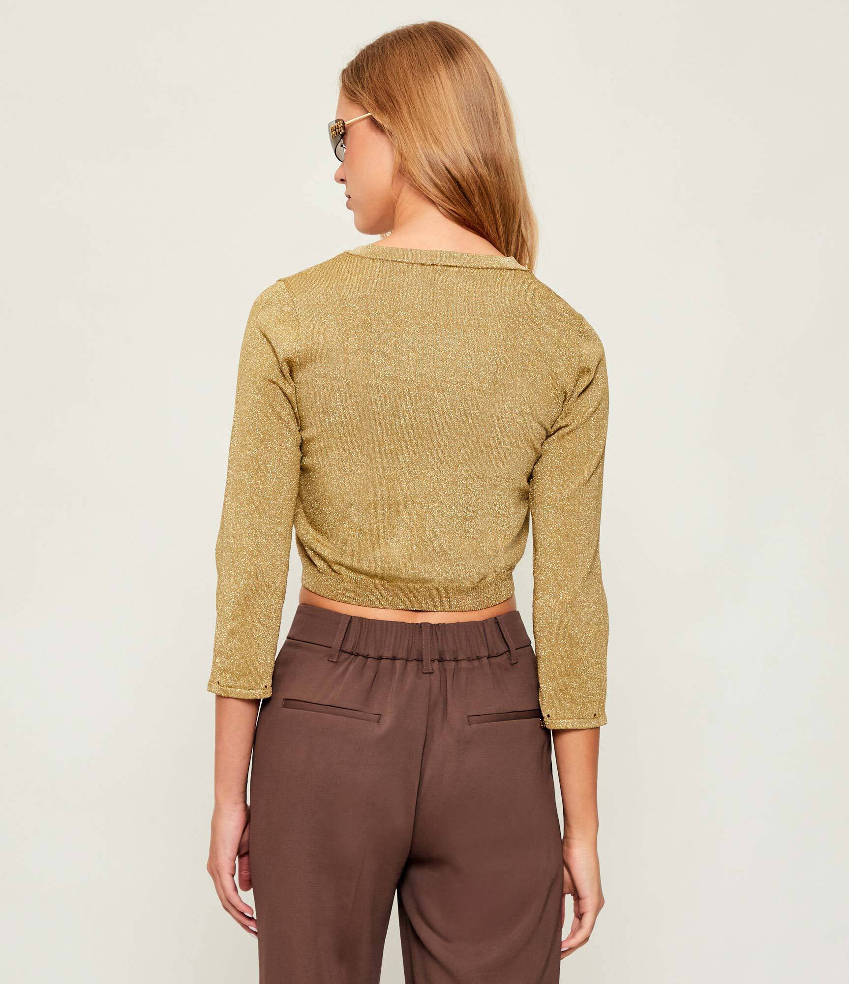 Pinko Cardigan 2w1 BLUE LAGOON | Cropped Fit