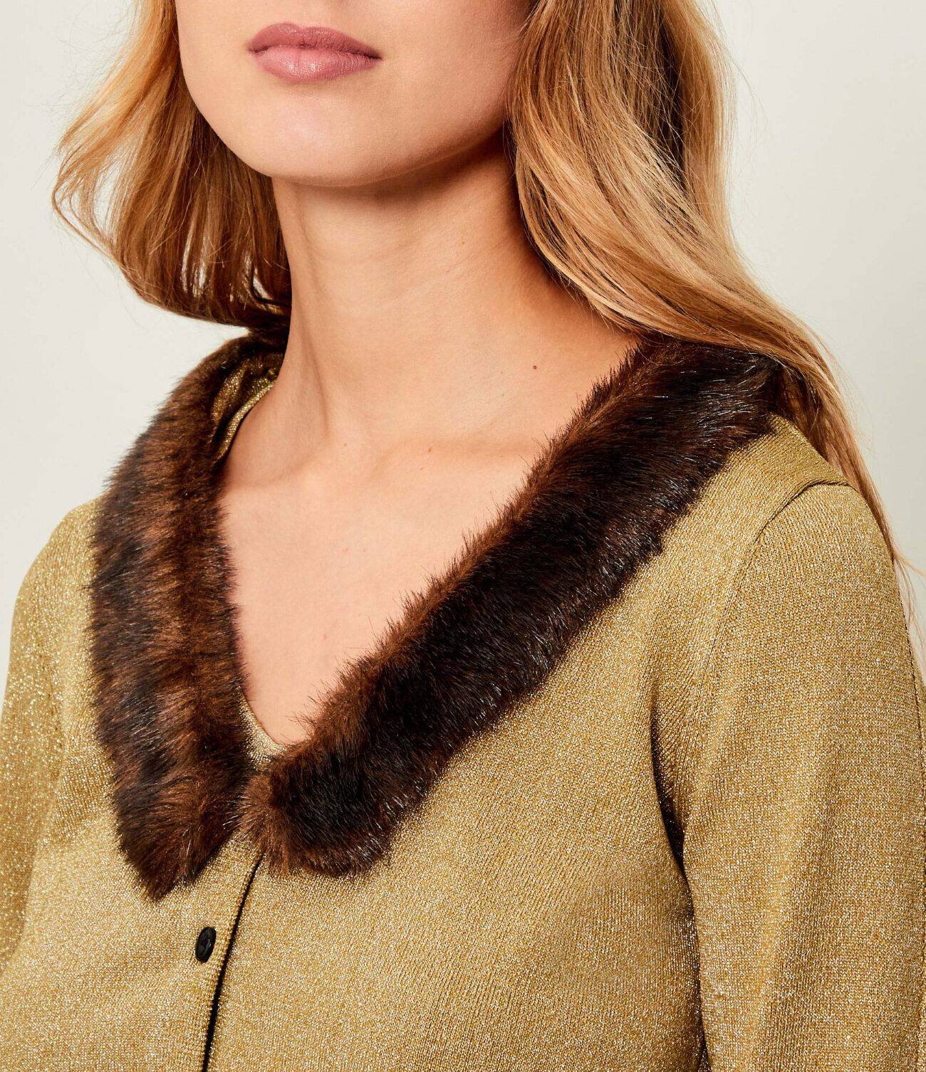 Pinko Cardigan 2w1 BLUE LAGOON | Cropped Fit