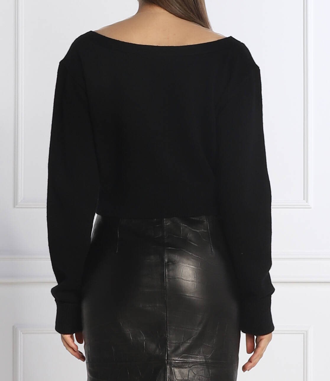 Pinko Cardigan INFUSO | Cropped Fit cu adaos de lână